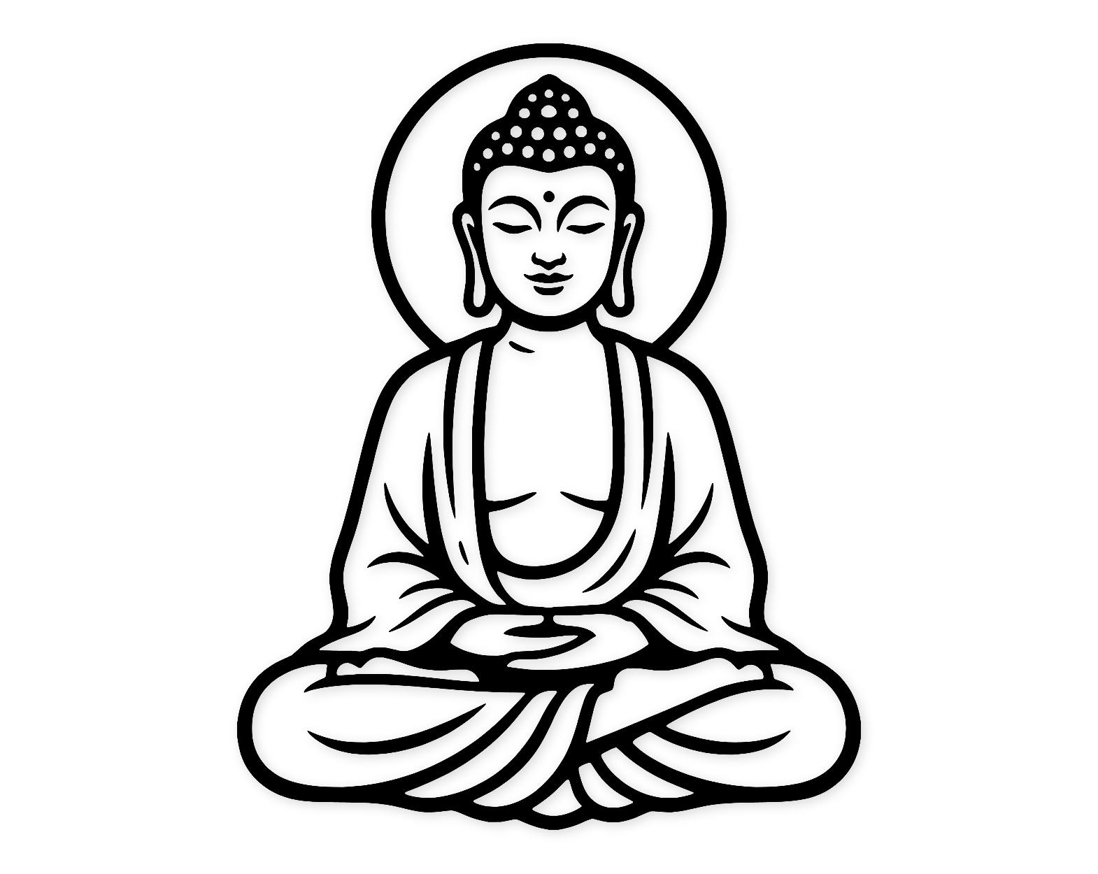 Buddha Svg Png: Minimalist Design For T-Shirts