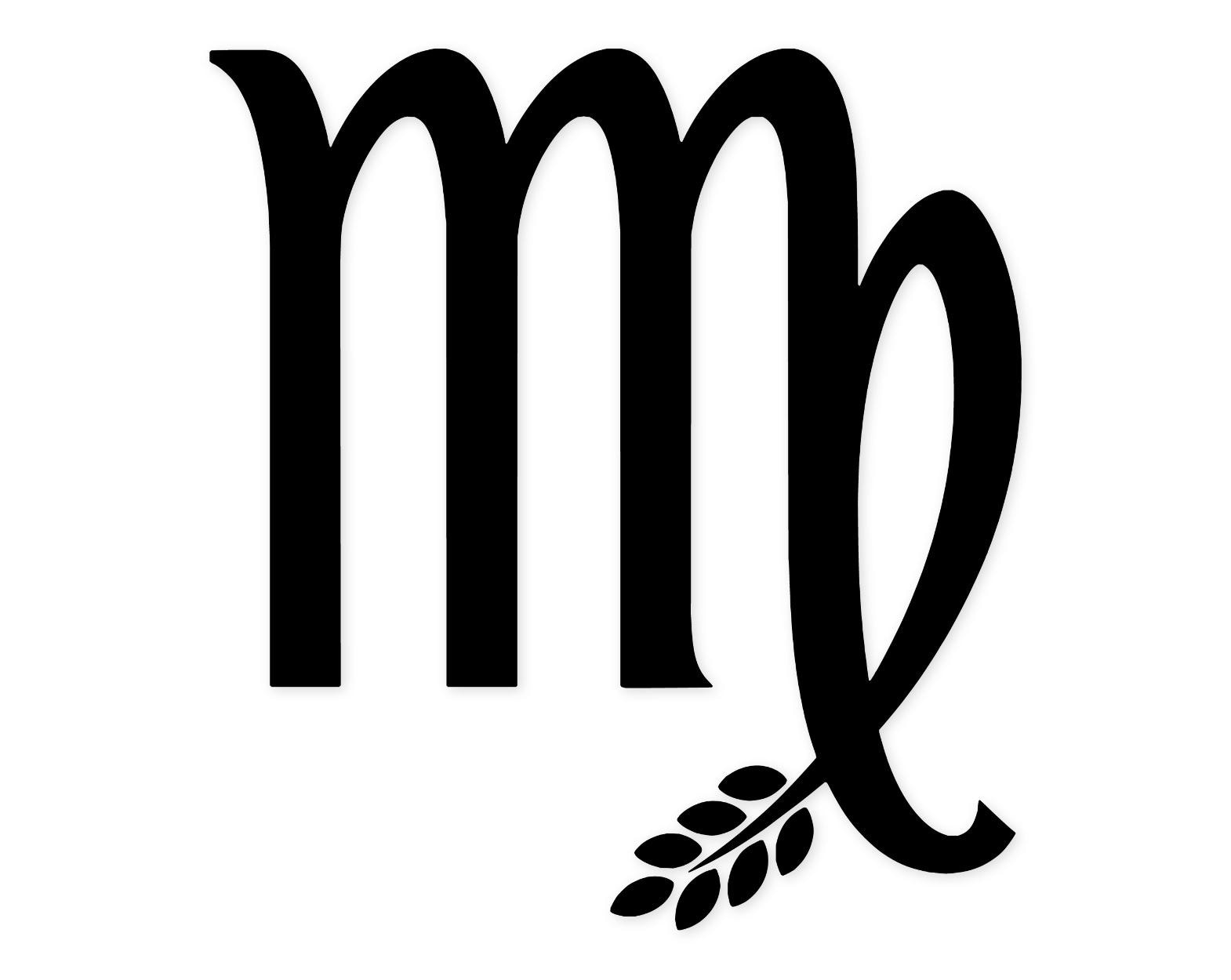 Virgo Maiden Symbol Svg Png: Cut Ready Digital Design For Cricut Silhouette