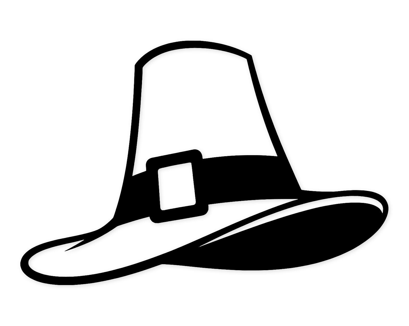 Pilgrim Hat Svg Png: Cut Ready Digital Design For Cricut Silhouette