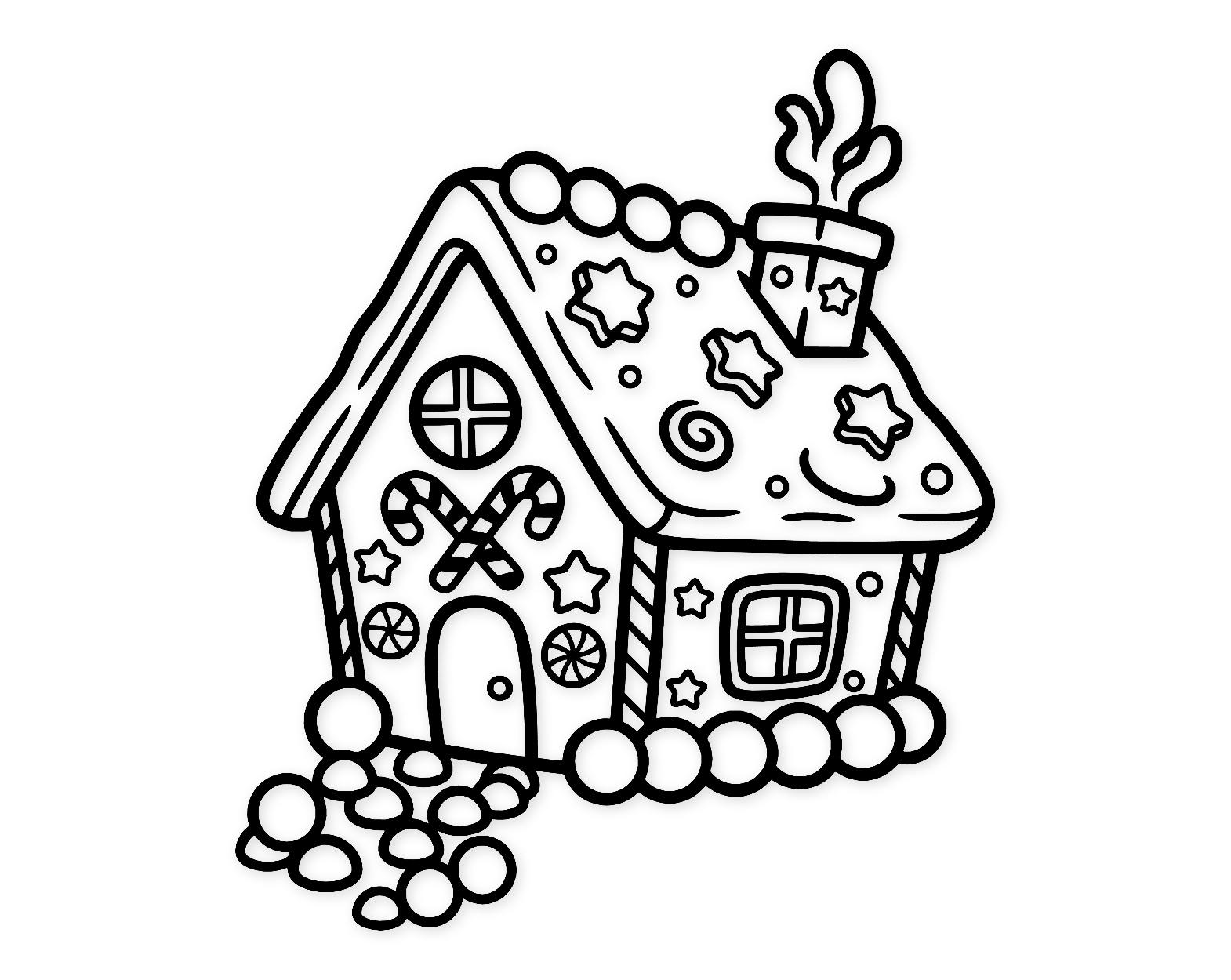 Gingerbread House Svg Png: Whimsical Design For Holiday Decor