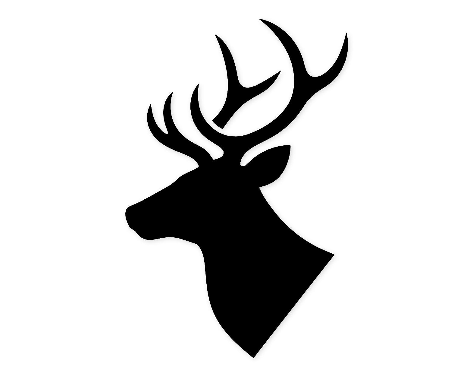 Reindeer Silhouette Svg Png: Minimalist Cut File For T-Shirts
