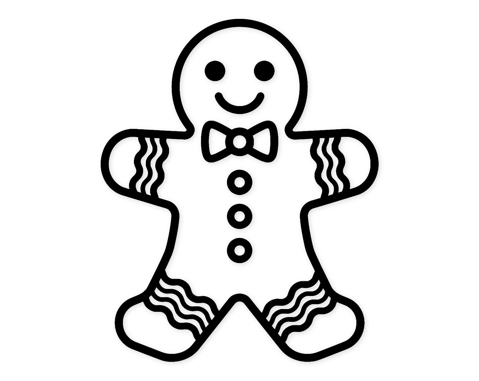 Gingerbread Man Svg Png: Bold Design For Holiday Projects