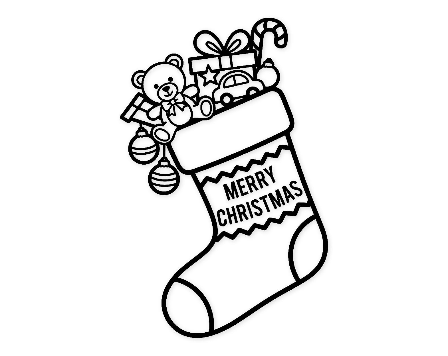 Christmas Stocking Svg Png: Bold Design For Holiday Projects