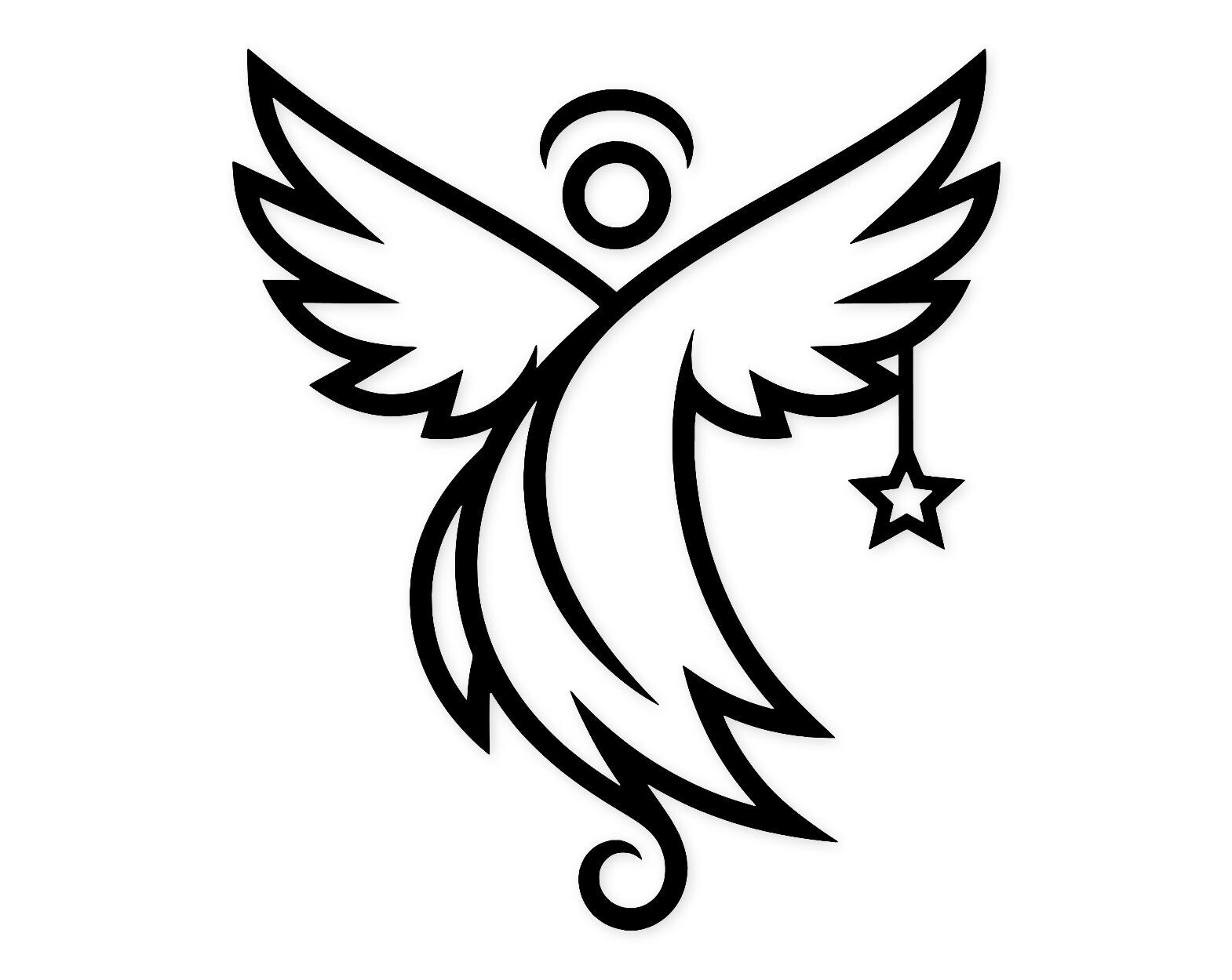 Angel Icon Svg Png: Cut Ready Digital Design For Cricut Silhouette