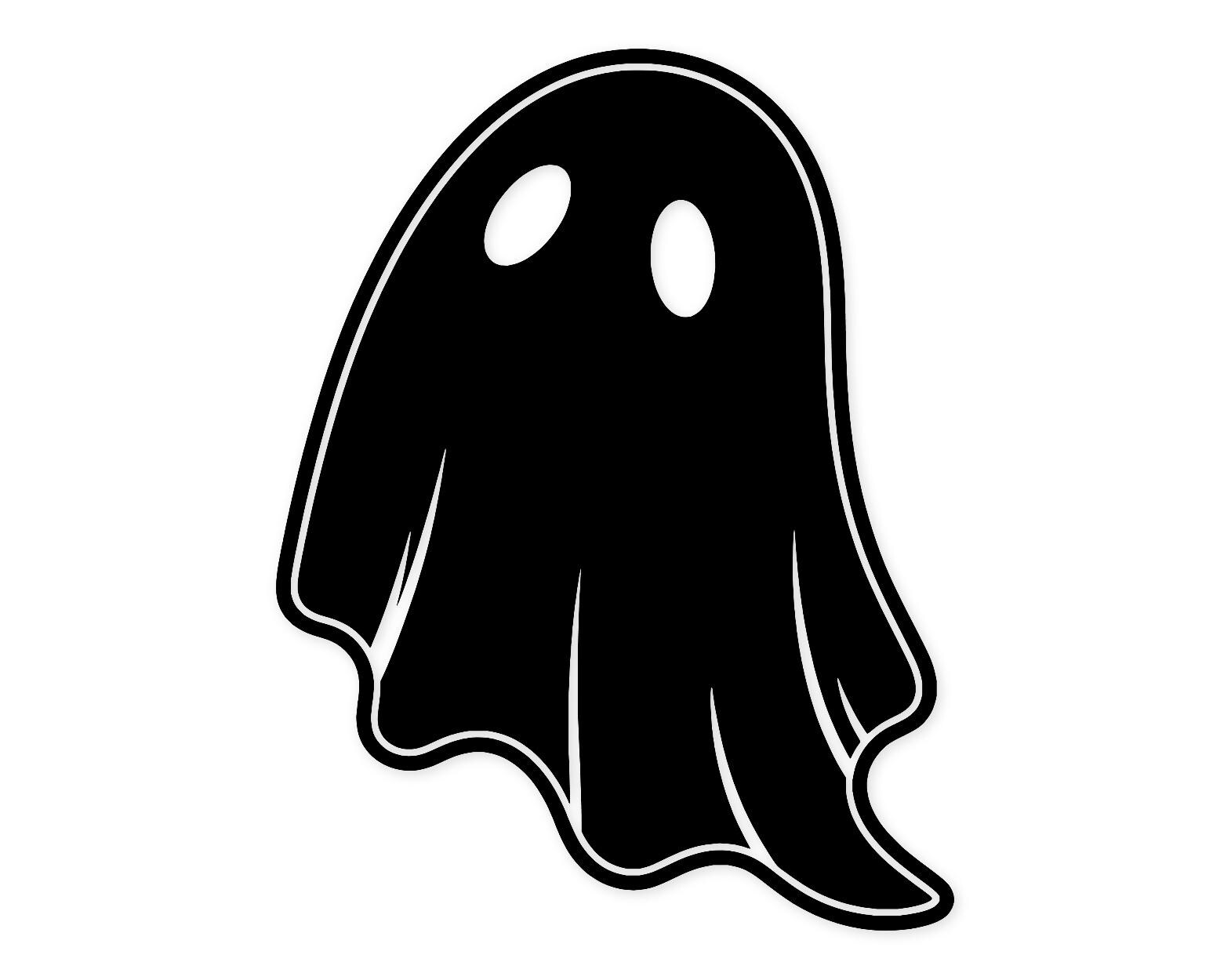 Spooky Ghost Svg Png: Bold Outline Designs For Halloween Crafting