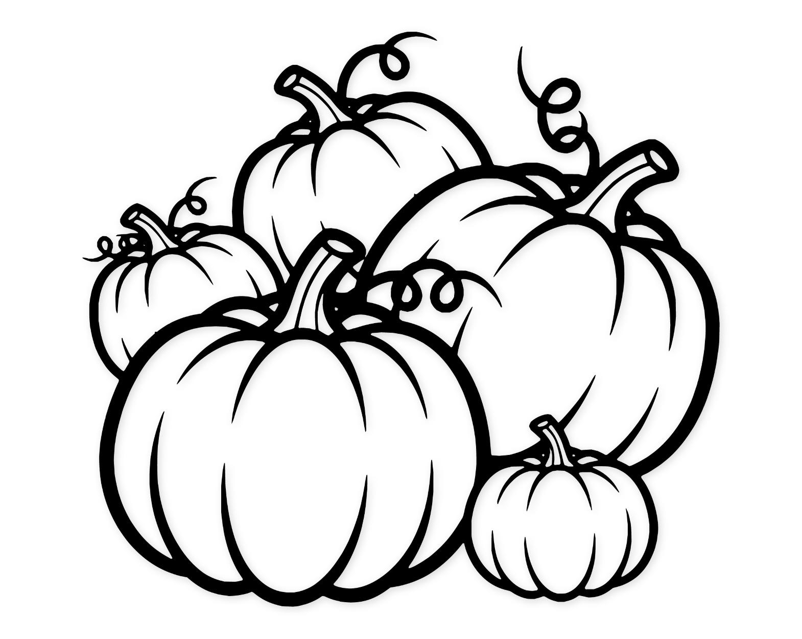 Pumpkin Patch Scene Svg Png: Bold Illustrated Design For Craft Projects