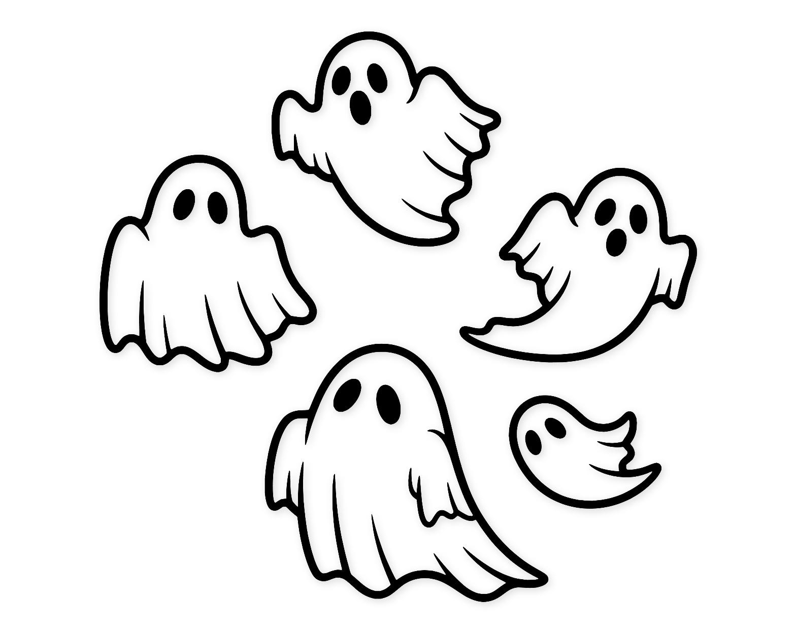 Ghost Party Scene Svg Png: Cut Ready Digital Design For Cricut Silhouette