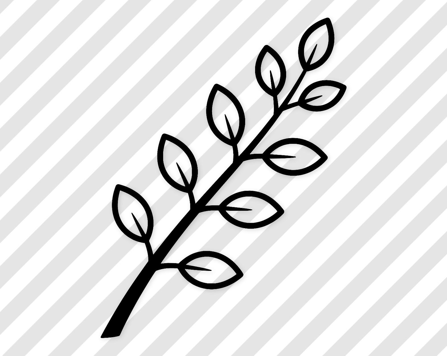 Tree Branch Svg: Minimalist Design For Wall Art