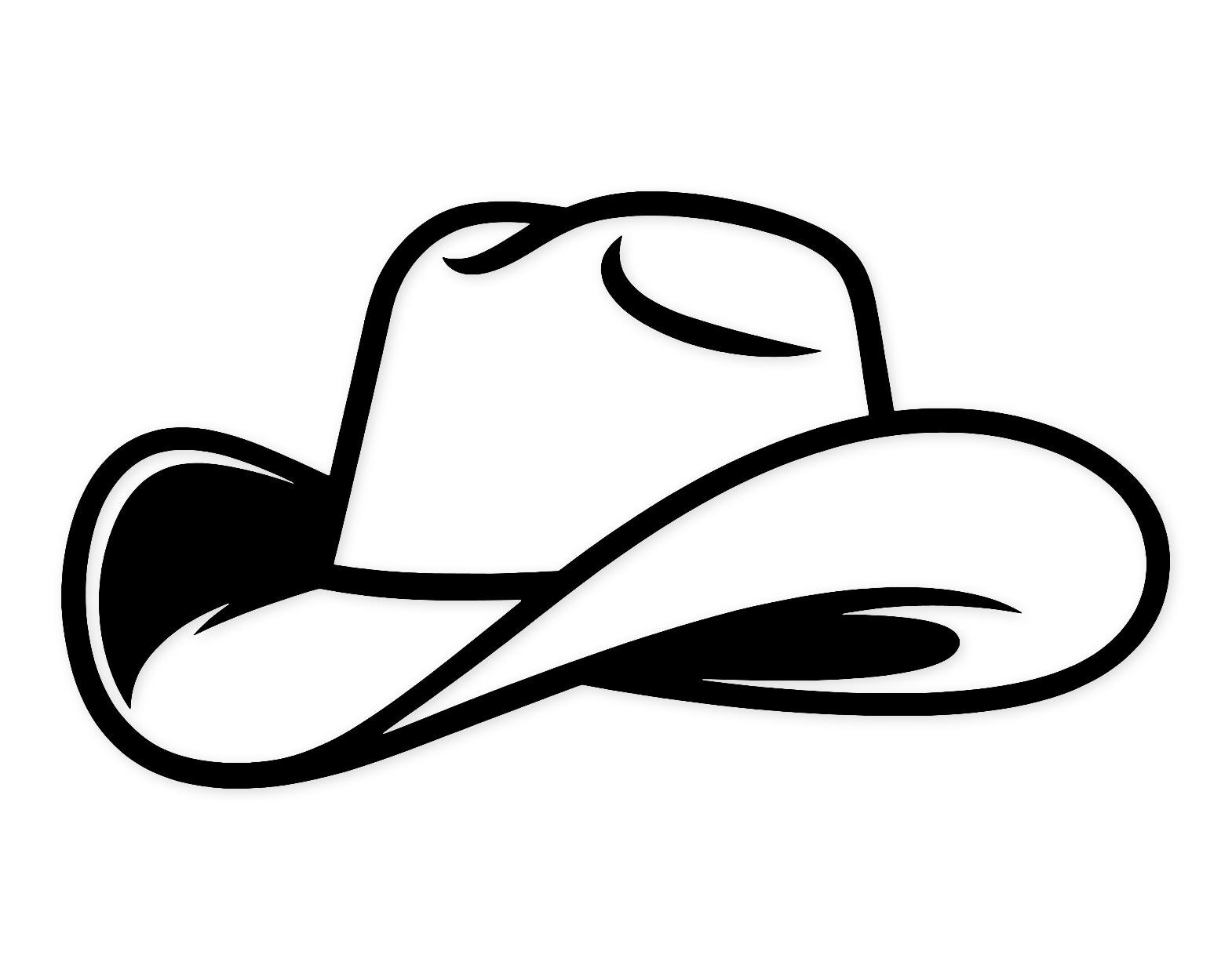 Cowboy Hat Svg Png: Bold Clean Design For T-Shirts And Decals