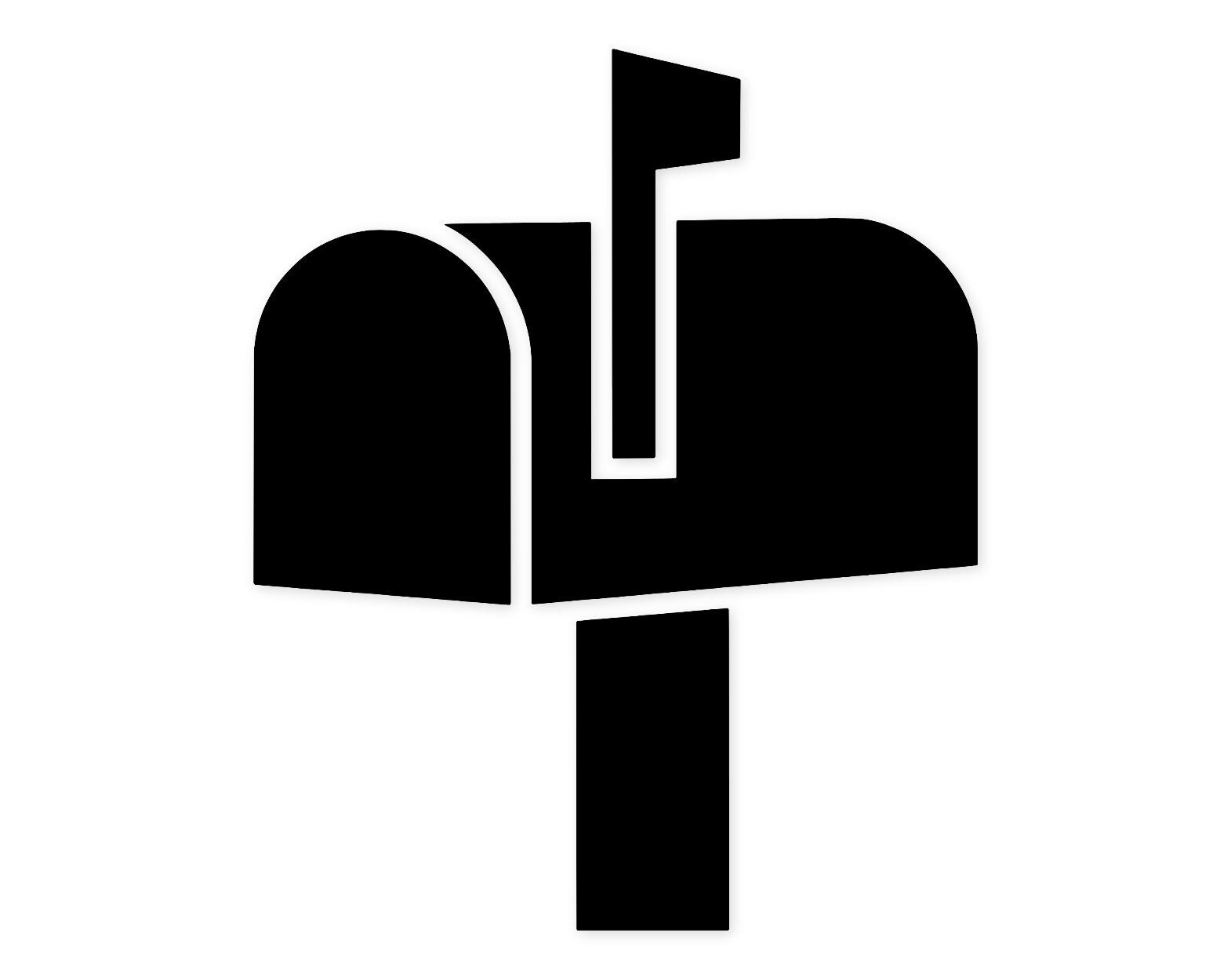 Us Mailbox Icon Svg Png: Bold High Contrast Cut File For Cricut