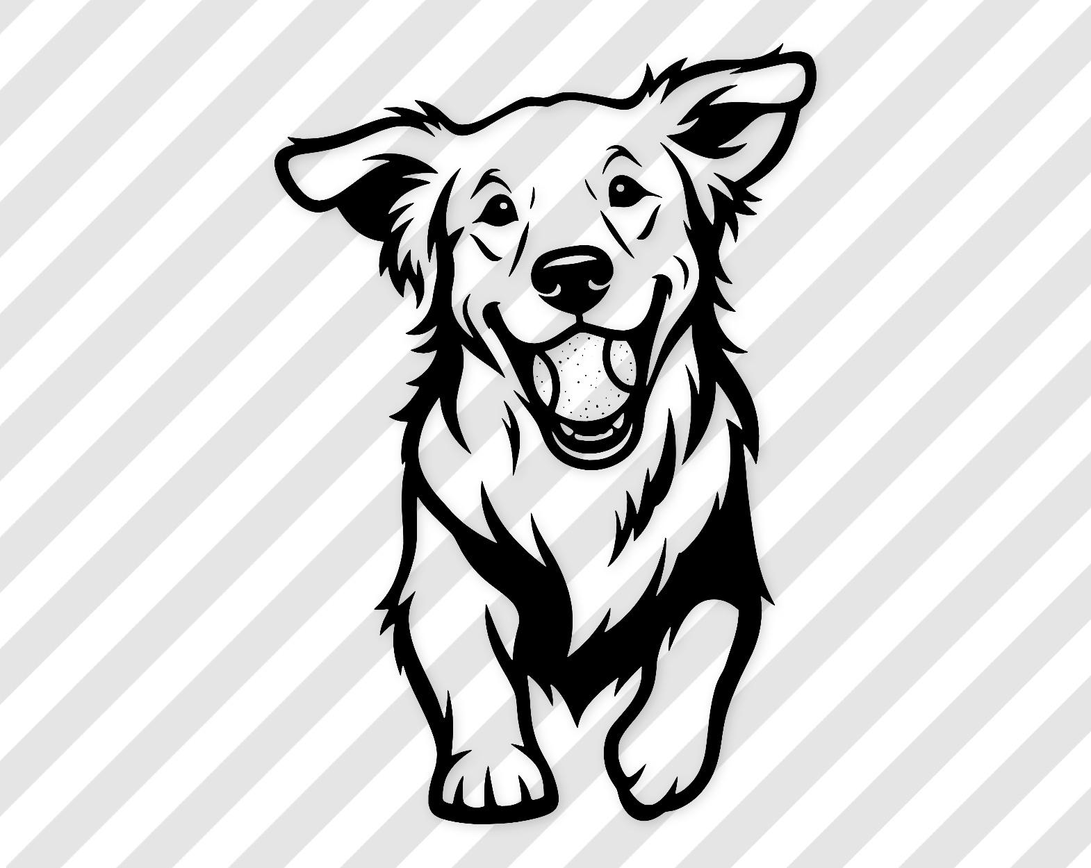 Golden Retriever Svg: Bold Design For Animal Lovers