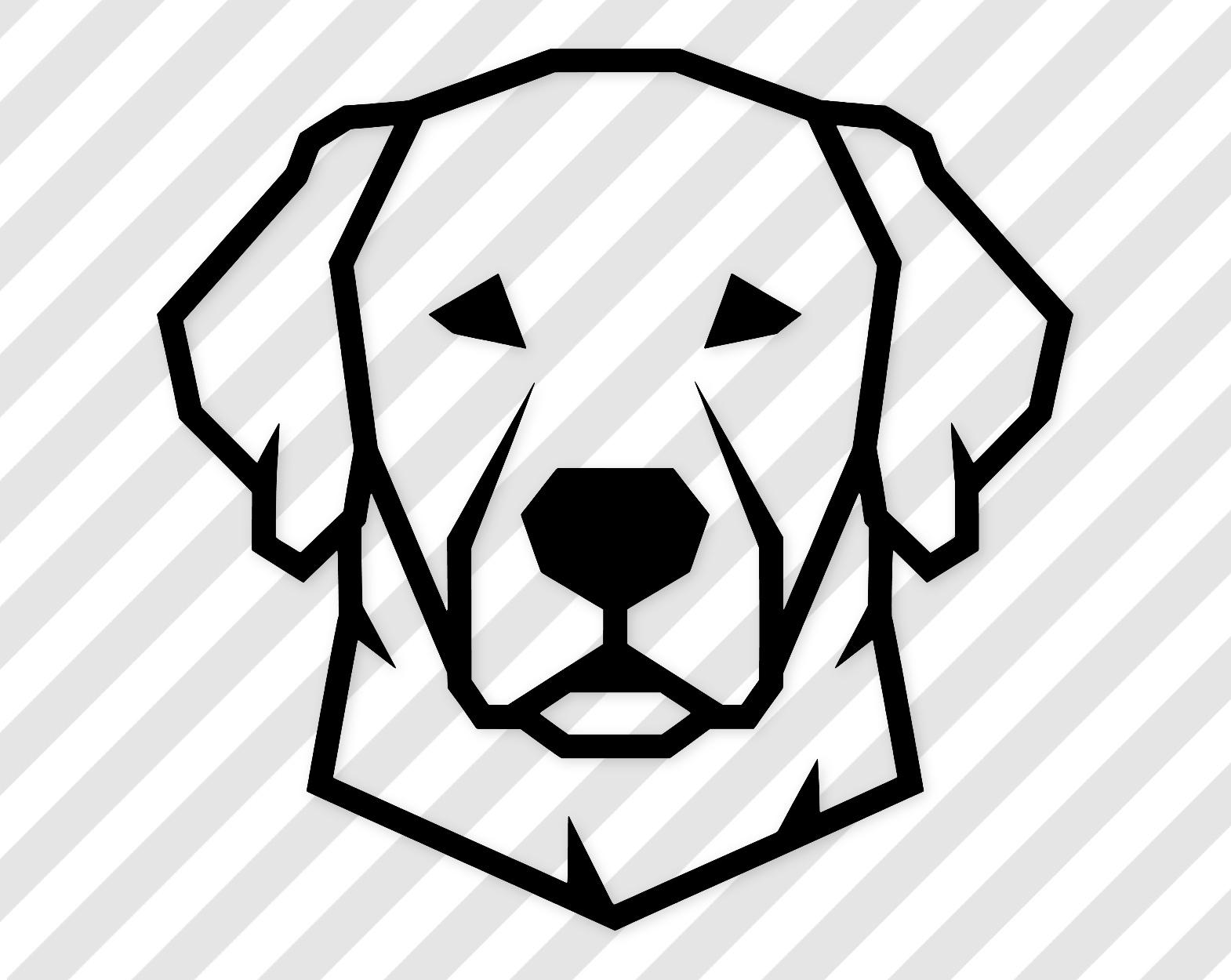 Golden Retriever Svg: Bold Icon Design For Cut Files