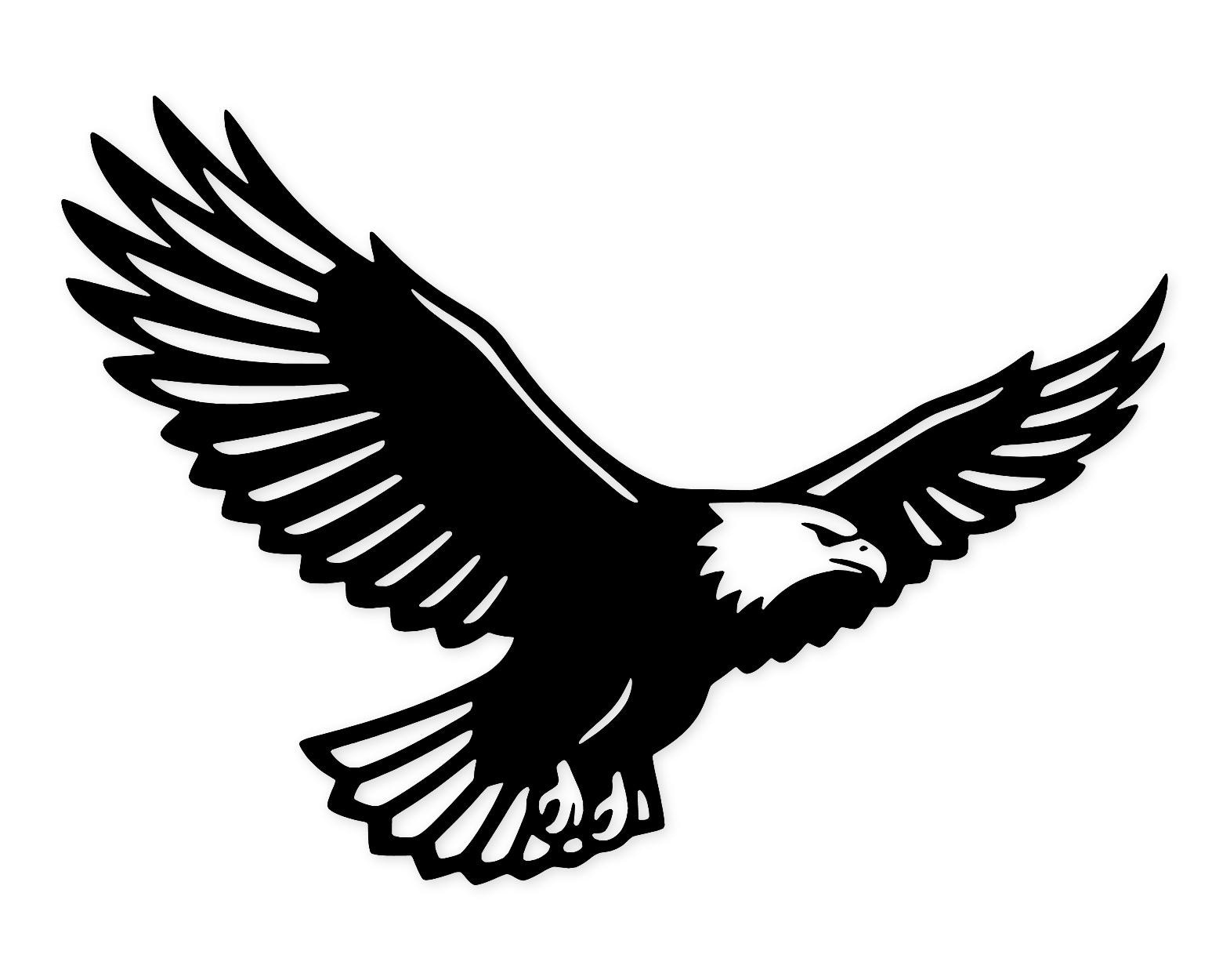 Eagle Emblem Svg Png: Bold Lines For Cut Files