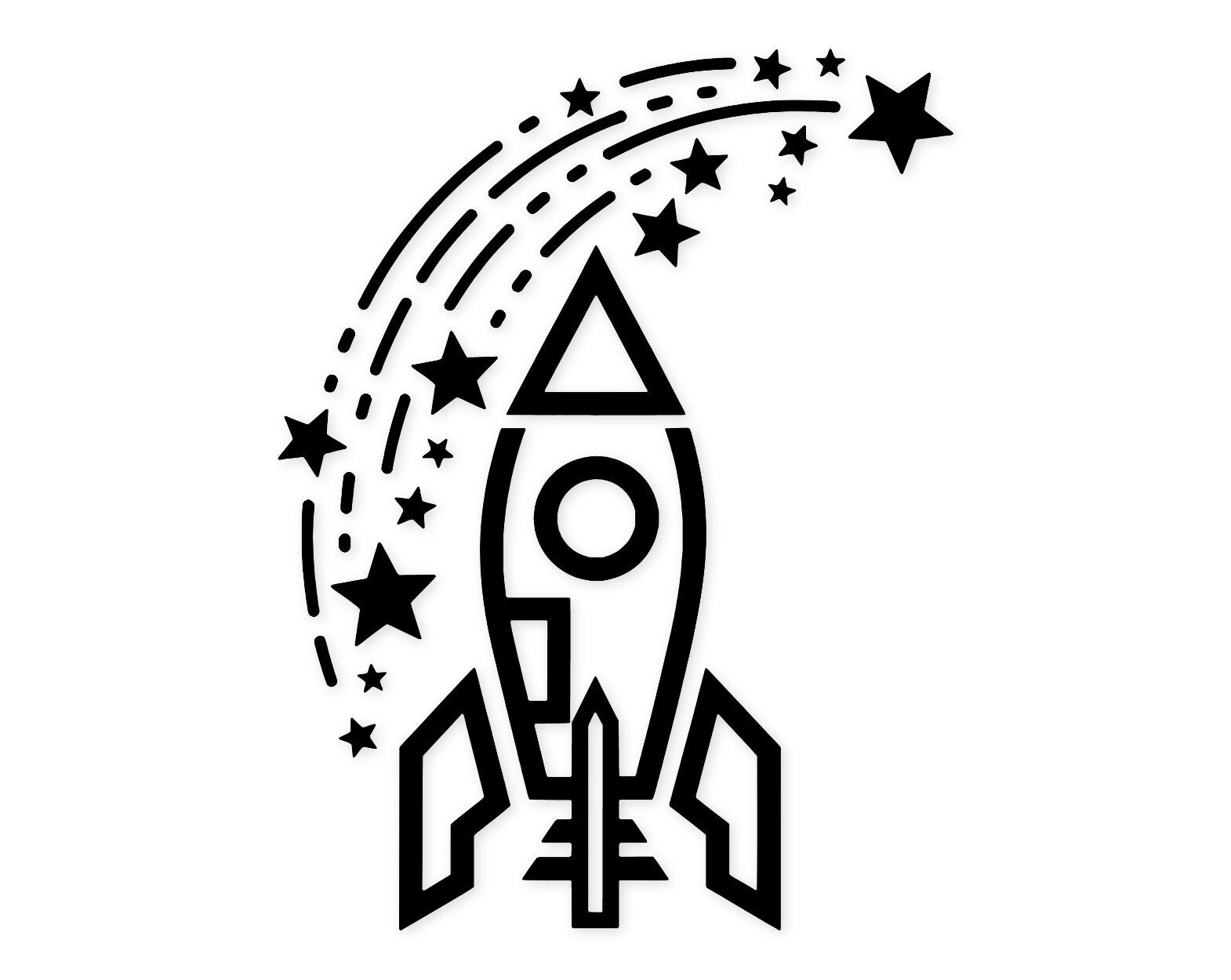 Fourth Of July Rocket Svg Png: Cut Ready Digital Design For Cricut Silhouette