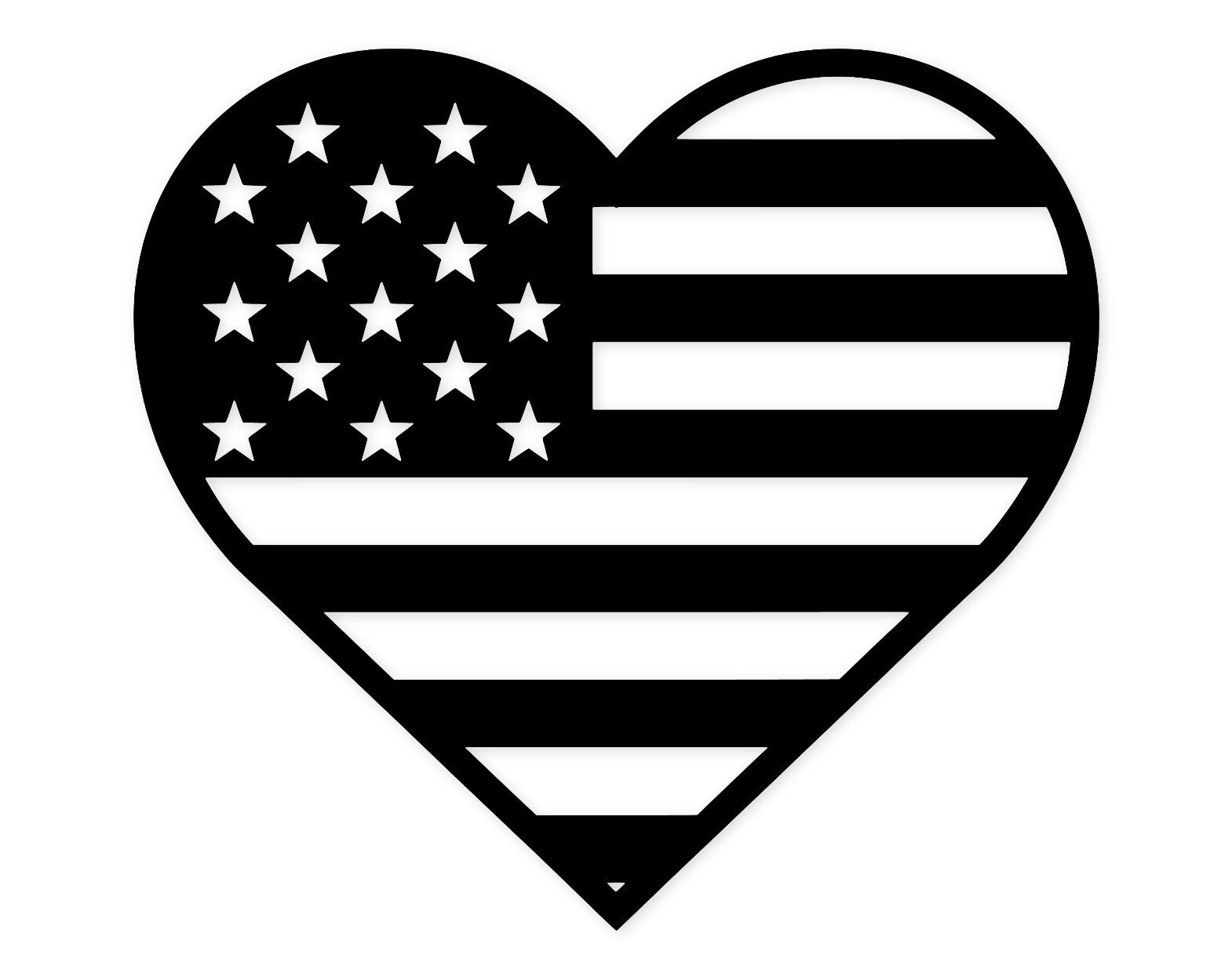 Patriotic Heart Svg Png: Bold Design For Cutting Projects