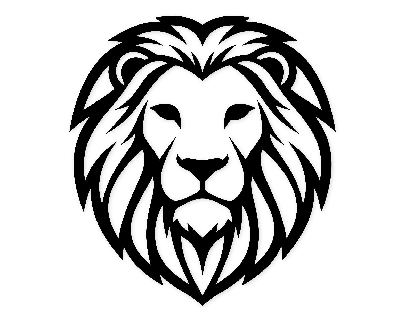 Courageous Lion Svg Png: Bold Cut File For T-Shirts