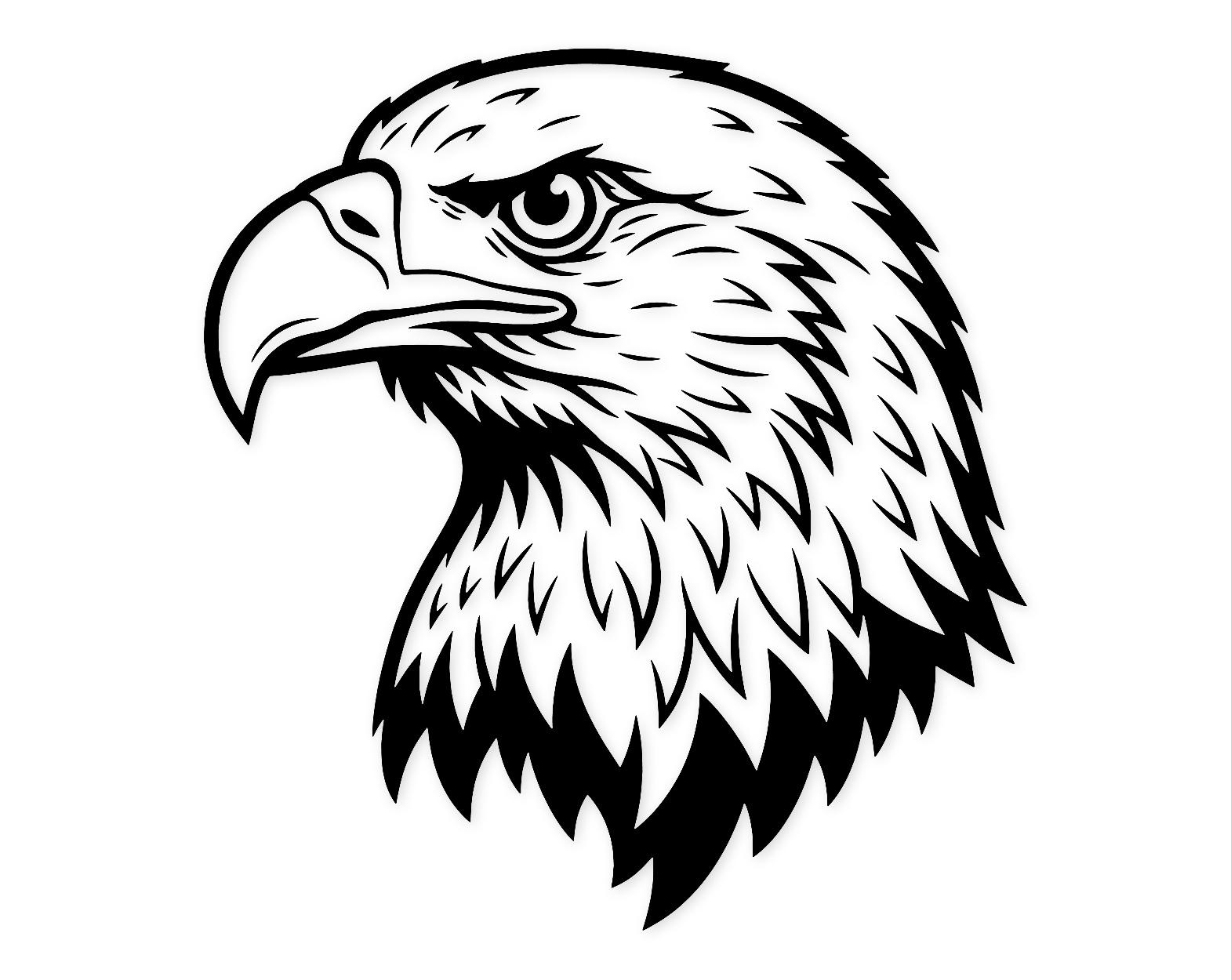 Bald Eagle Svg Png: Bold High Contrast Design For Crafting