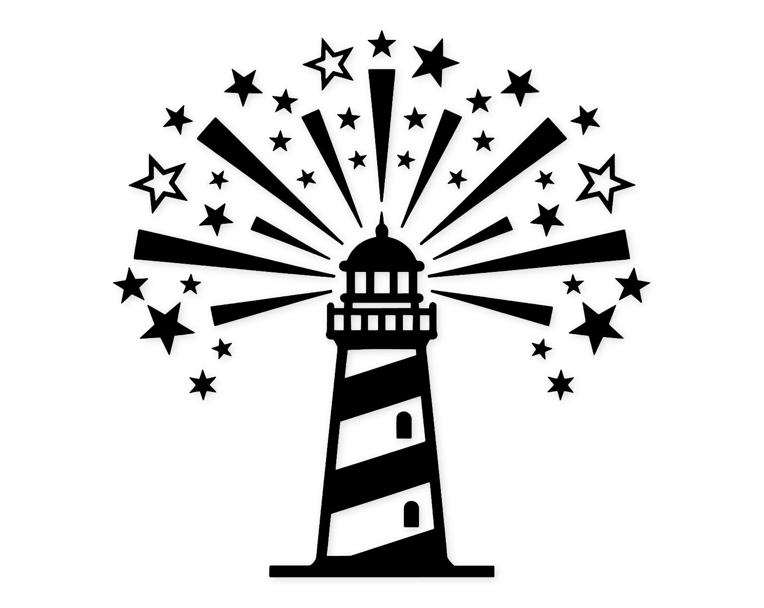 Lighthouse Beacon Svg Png: Cut Ready Digital Design For Cricut Silhouette