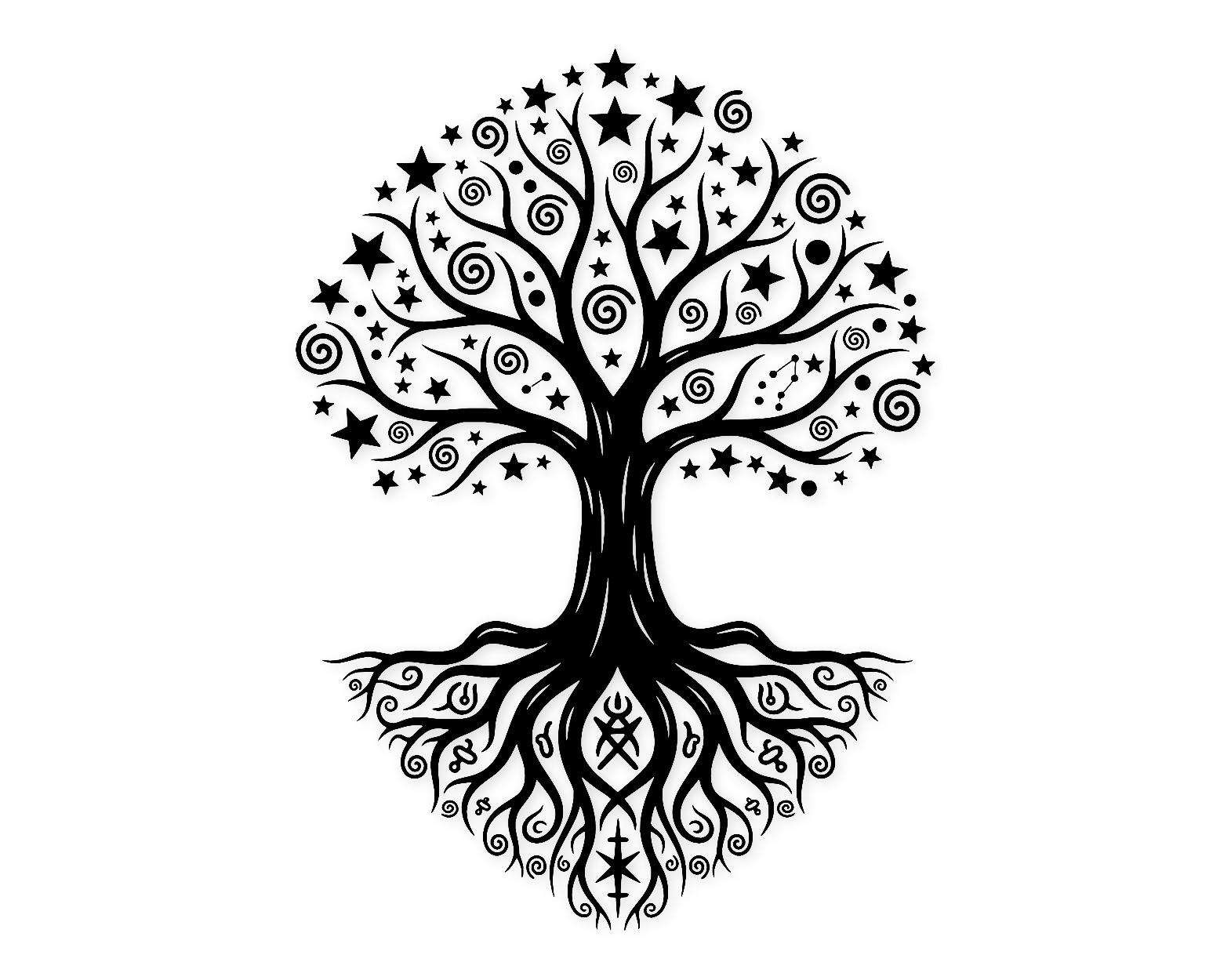 Strong Roots Svg Png: Bold Cut File For Heritage Projects