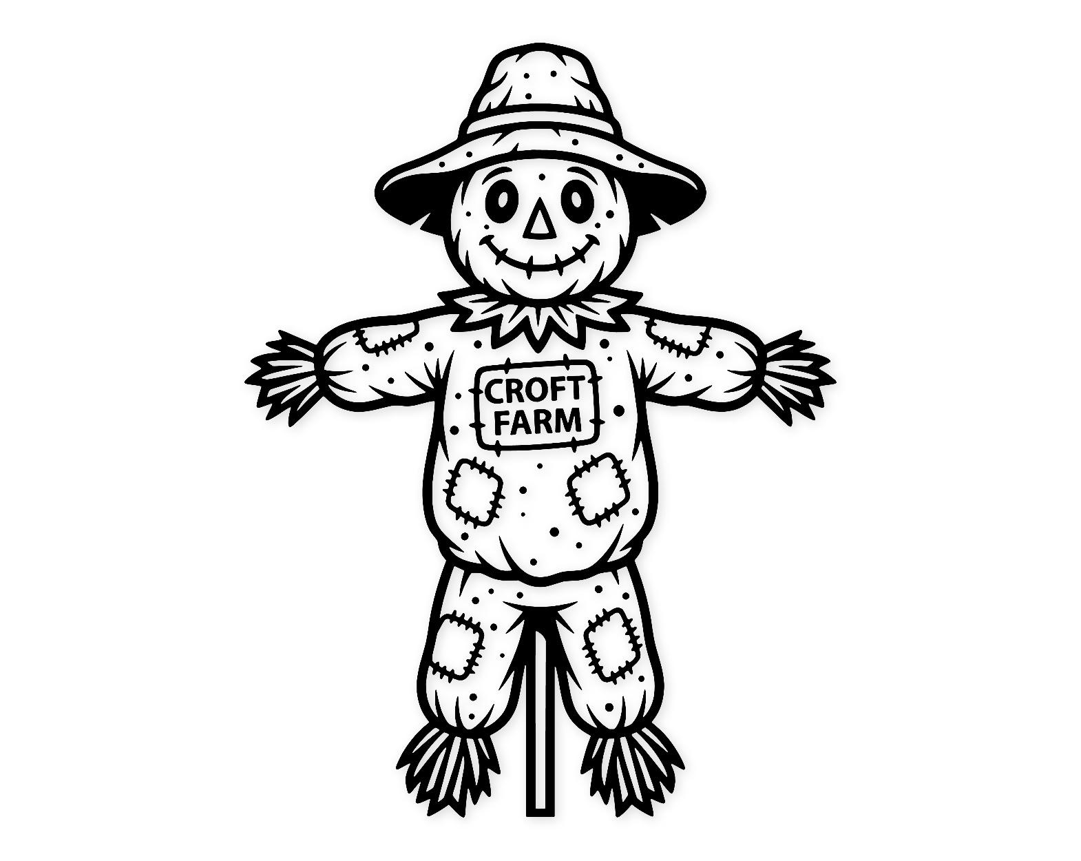 Scarecrow Svg Png: Minimalist Burlap Texture For Crafting