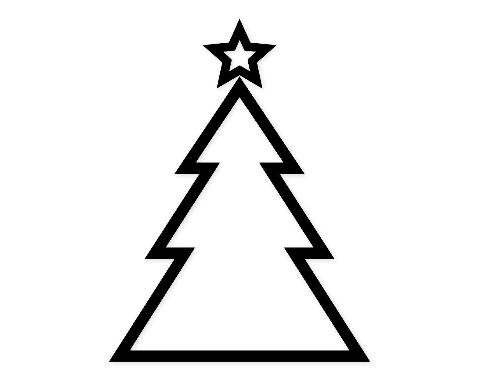 Christmas Tree Icon Svg Png: Cut Ready Digital Design For Cricut Silhouette