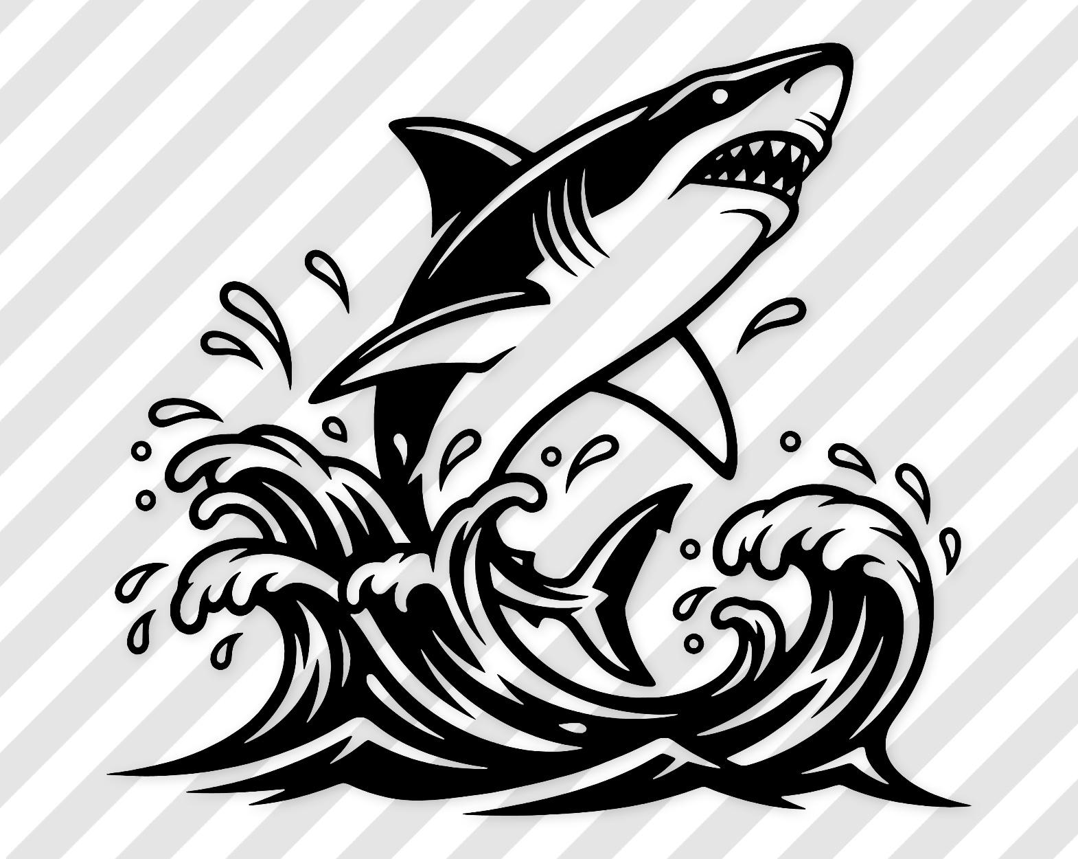 Shark Svg: Bold Design For T-Shirts