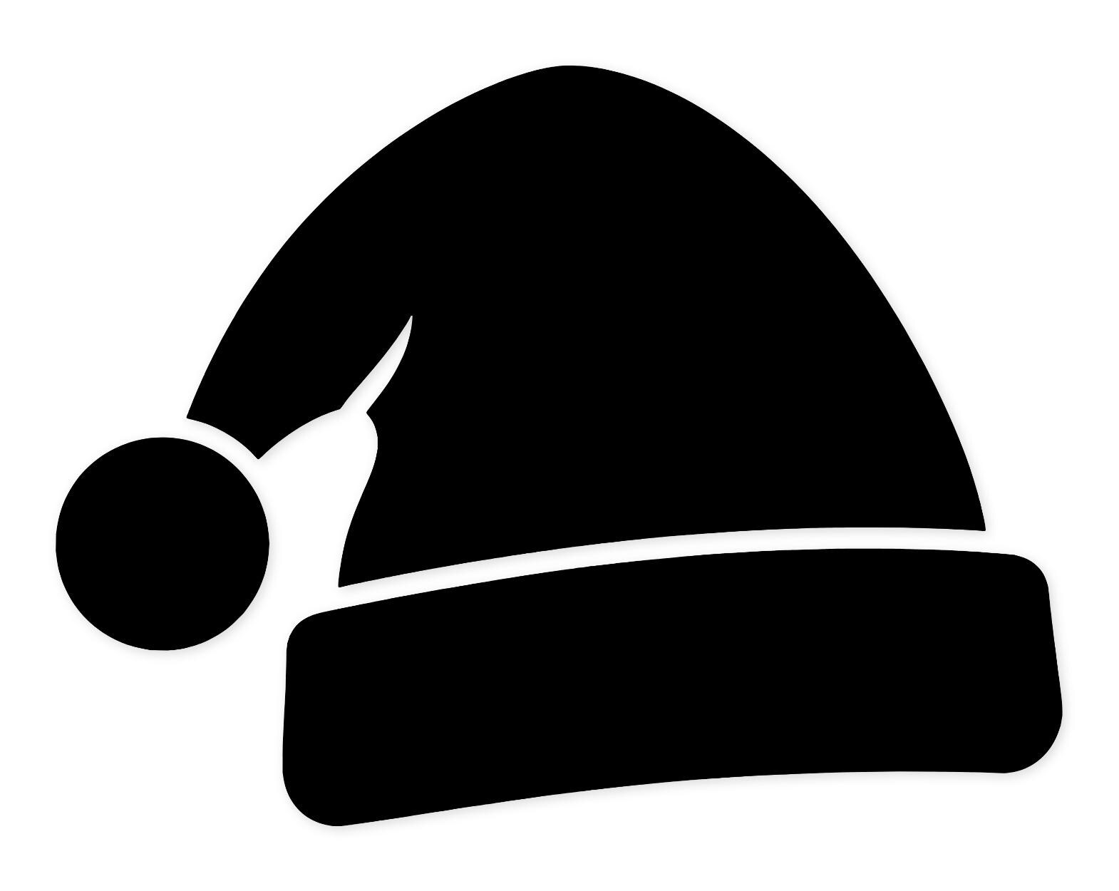 Santa Hat Silhouette Svg Png: Cut Ready Digital Design For Cricut Silhouette