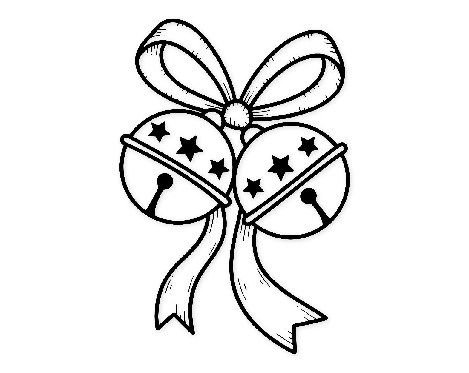Jingle Bells Svg Png: Bold Clean Outlines For Christmas Decor