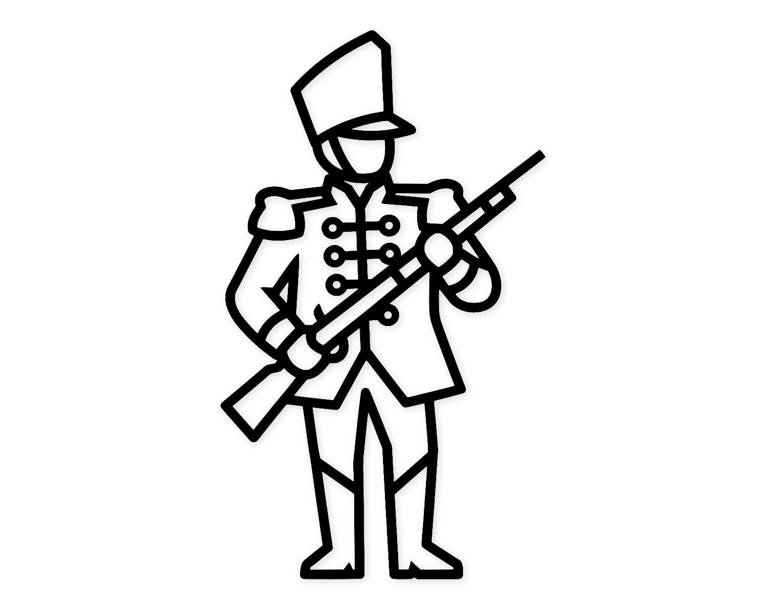 Toy Soldier Svg Png: Cut Ready Digital Design For Cricut Silhouette