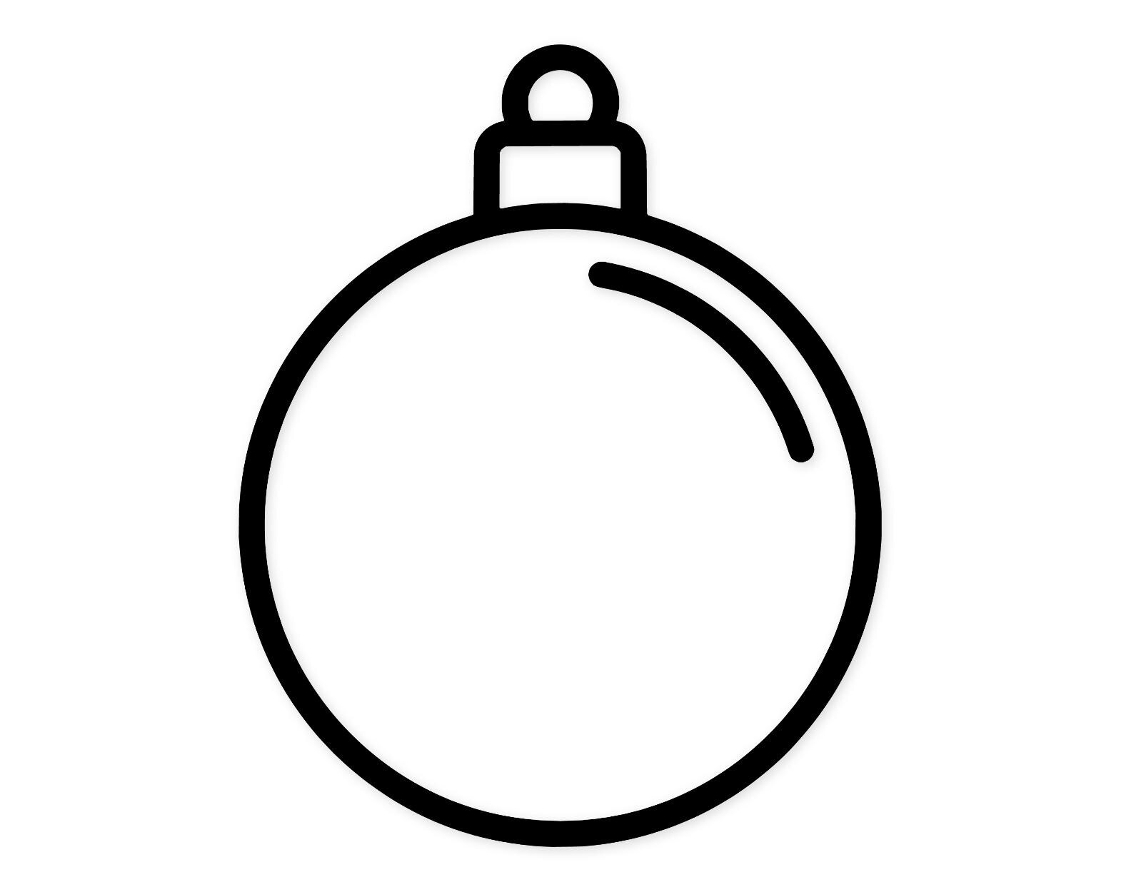 Christmas Bauble Svg Png: Cut Ready Digital Design For Cricut Silhouette