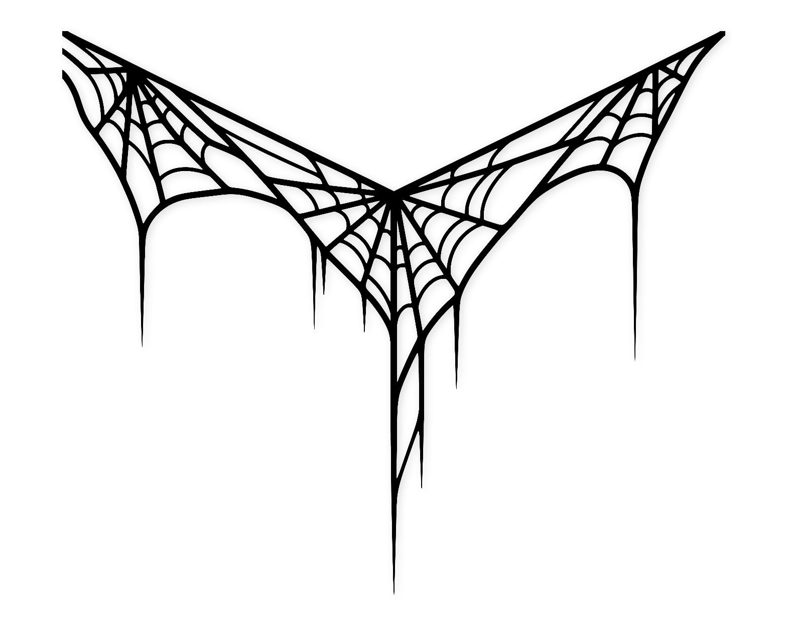 Cobweb Corner Svg Png: Cut Ready Digital Design For Cricut Silhouette