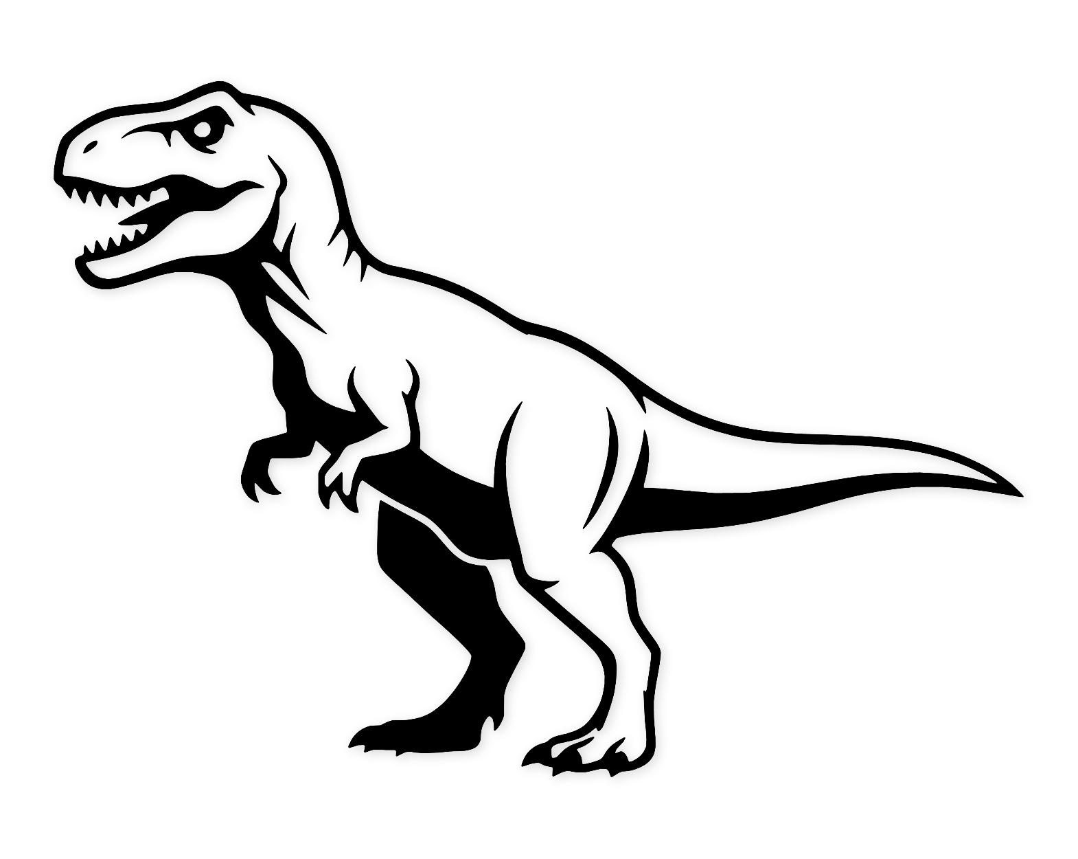 T-Rex Outline Svg Png: Minimalist Cut File For Crafting