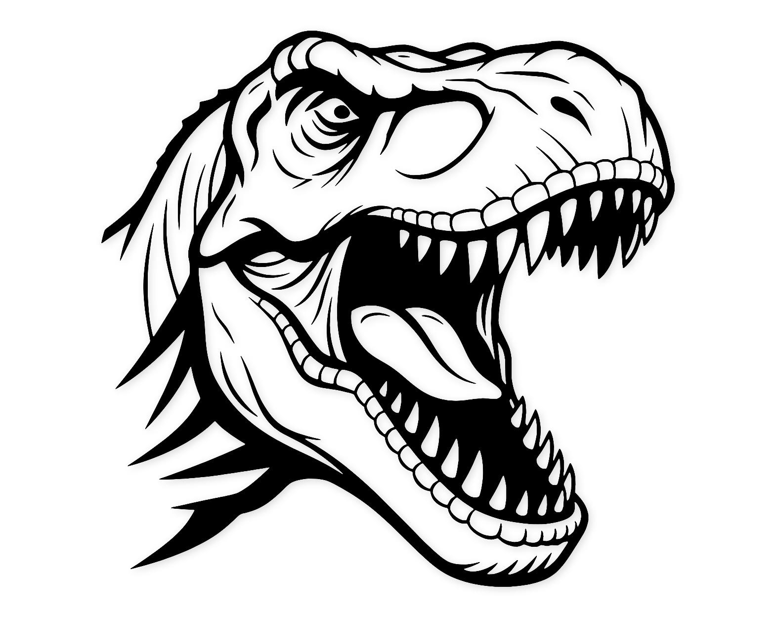 T-Rex Bite Svg Png: Cut Ready Digital Design For Cricut Silhouette