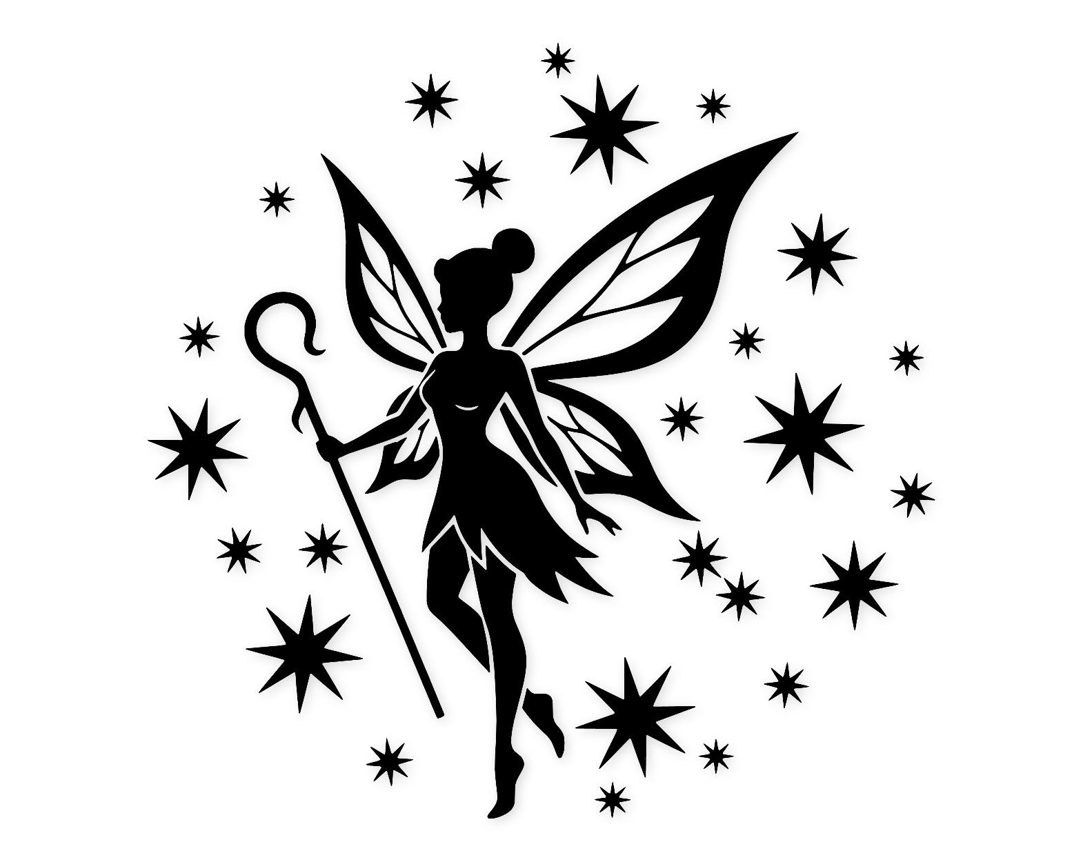 Fairy Silhouette Svg Png: Cut Ready Digital Design For Cricut Silhouette