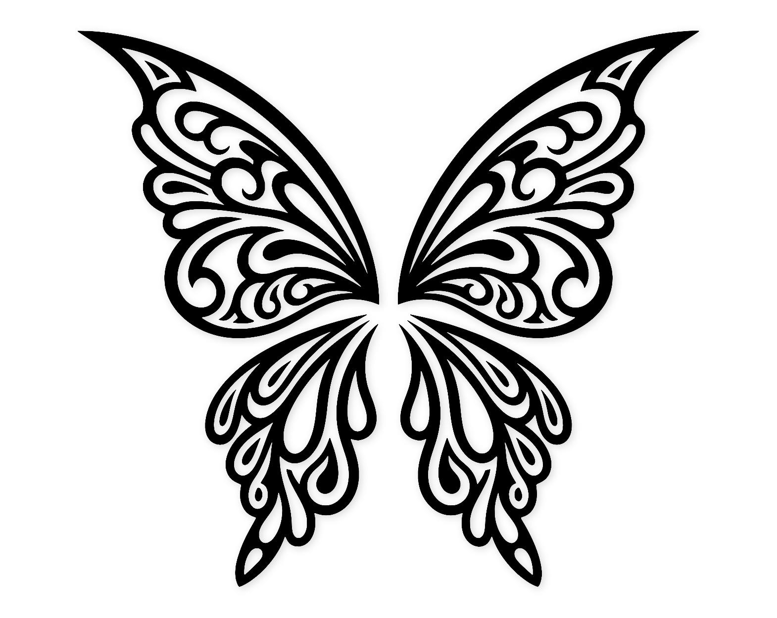 Fairy Wing Pattern Svg Png: Cut Ready Digital Design For Cricut Silhouette