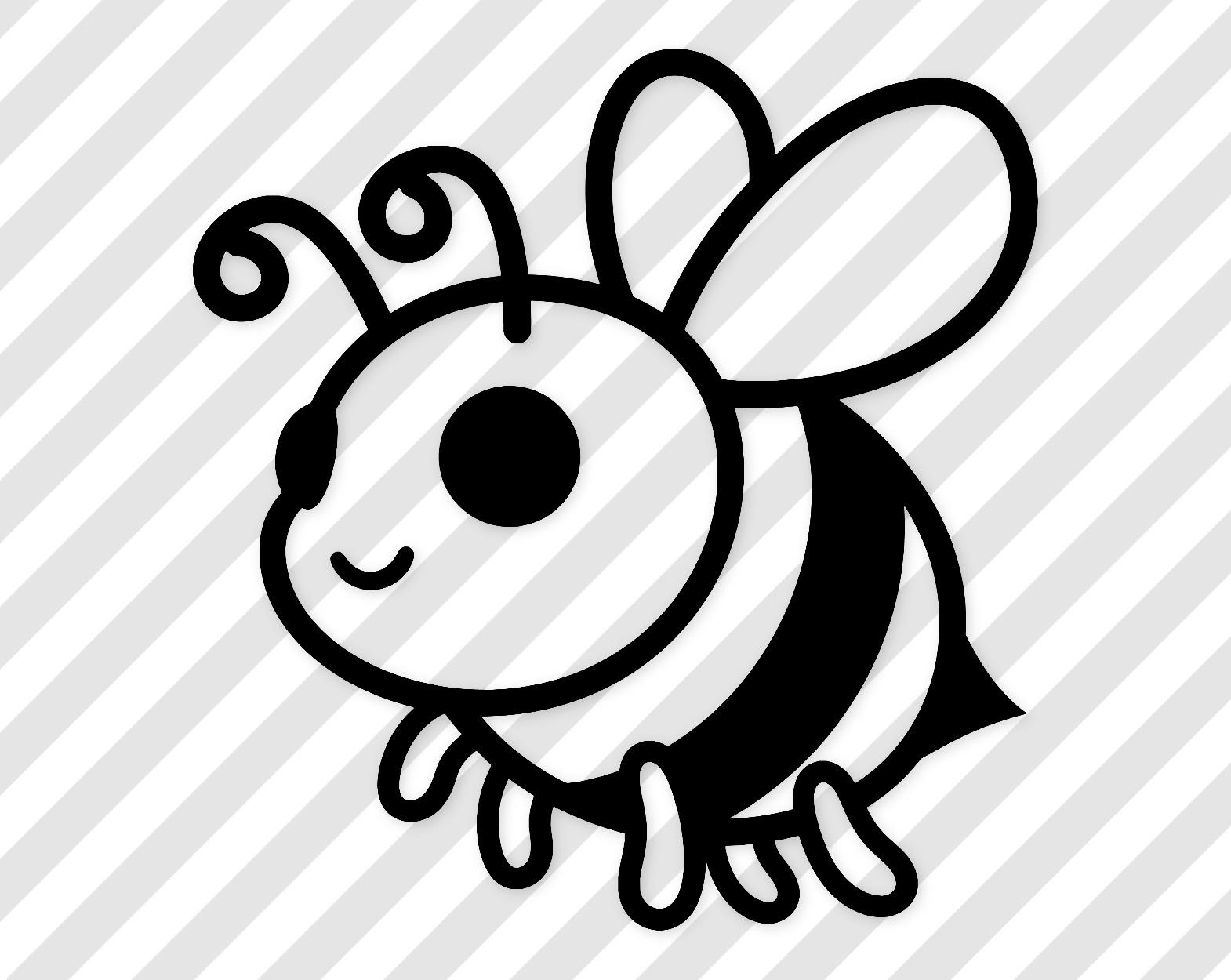 Cute Bee Svg: Whimsical Design For T-Shirts