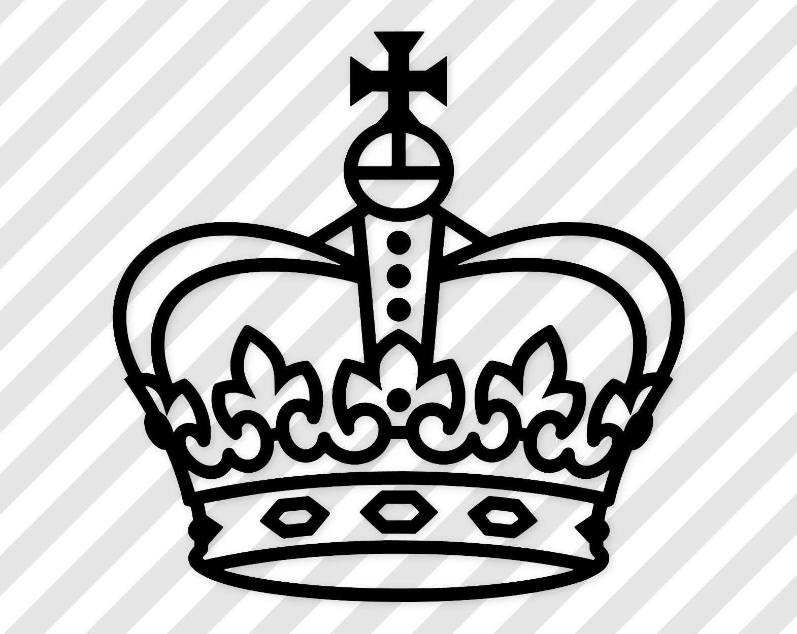 Crown Svg: Elegant Cut File For T-Shirts