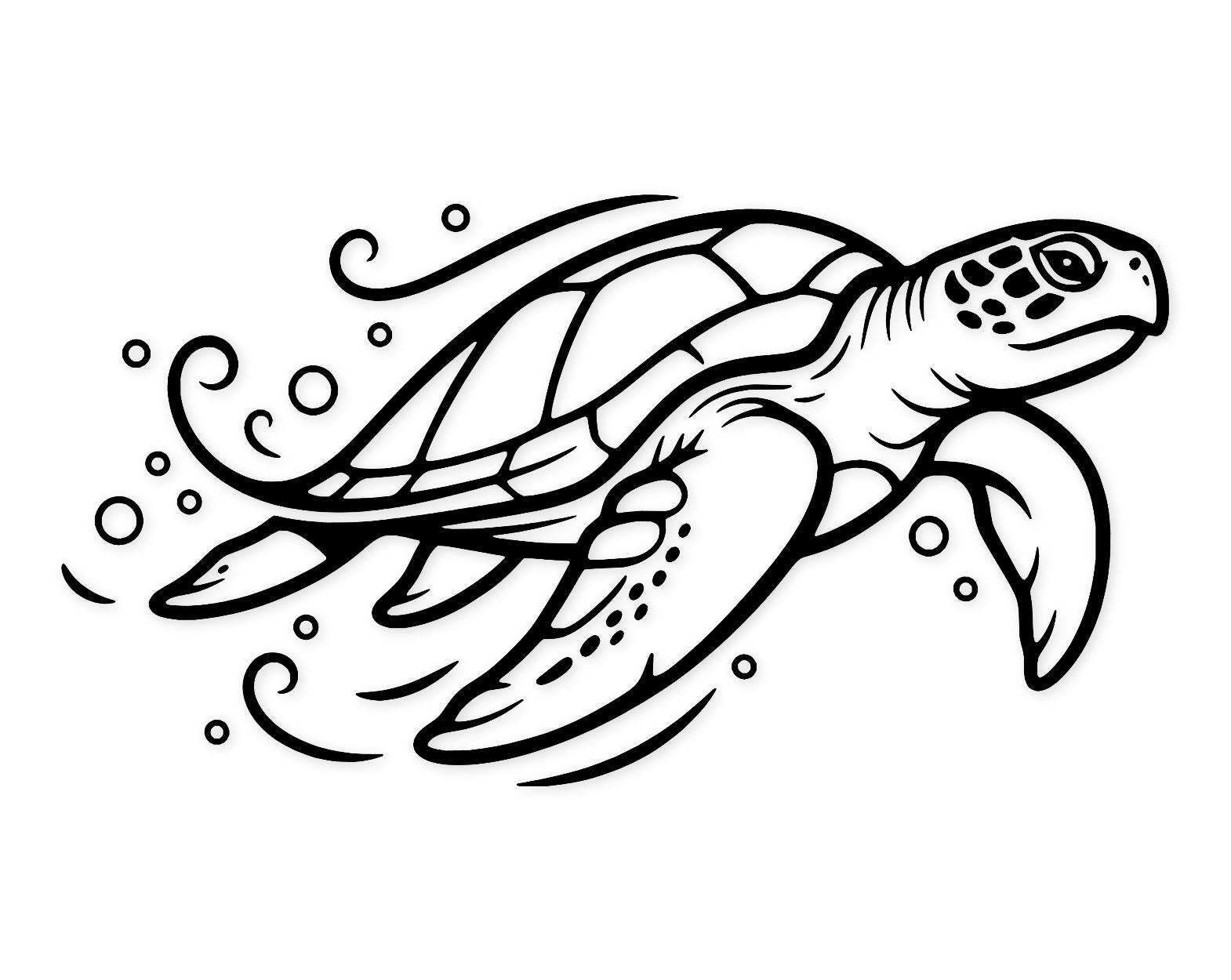 Ocean Motion Svg Png: Bold Lines For Cricut Cut Files