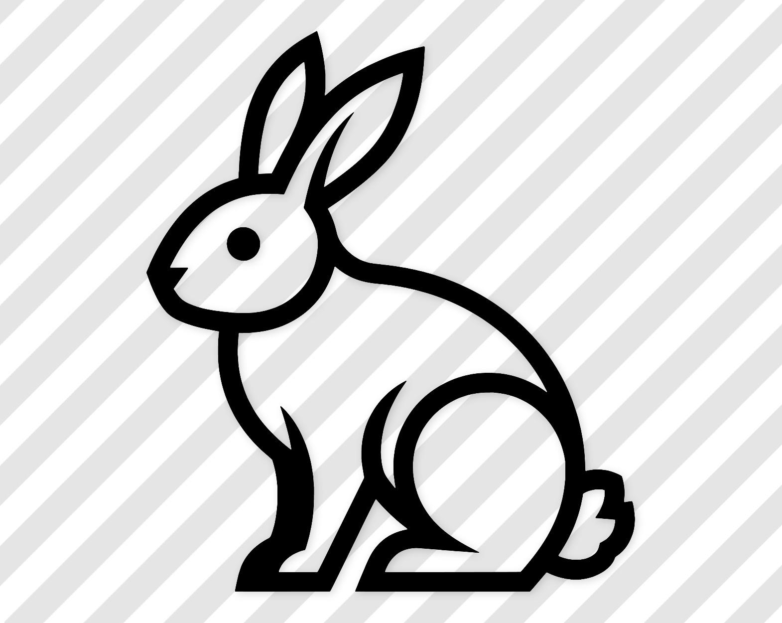 Bunny Svg: Cute Wild Rabbit Design For T-Shirts