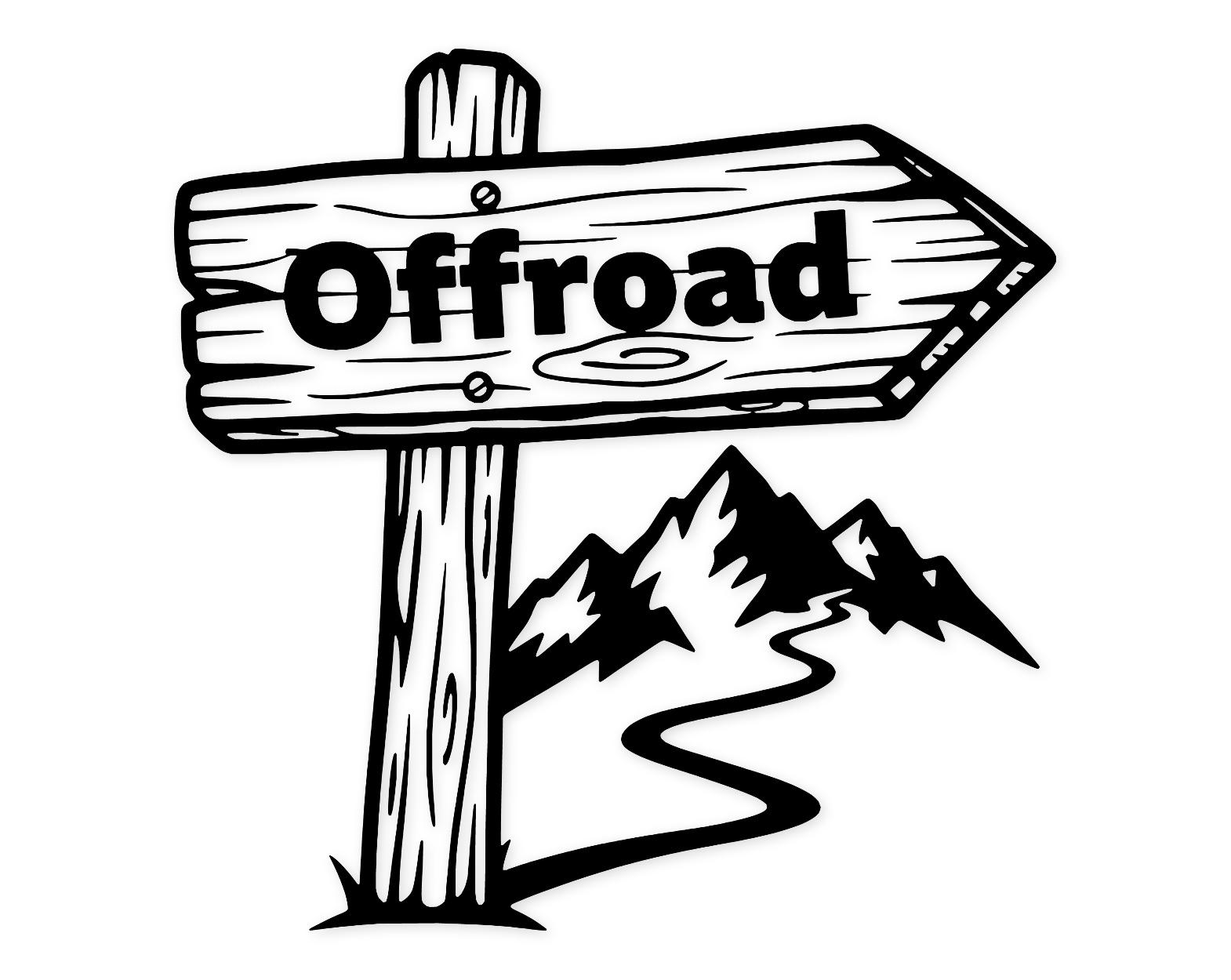 Mountain Trail Sign Svg Png: Cut Ready Digital Design For Cricut Silhouette