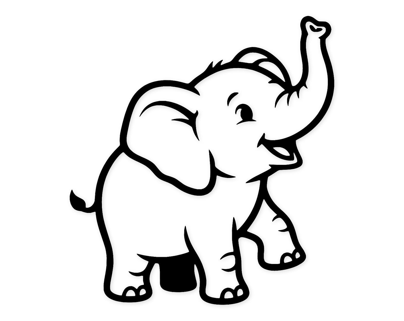 Baby Elephant Svg Png: Whimsical Animal Design For T-Shirts
