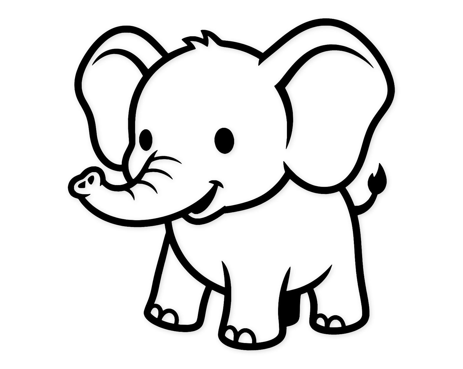 Cute Baby Elephant Svg Png: Cut Ready Digital Design For Cricut Silhouette