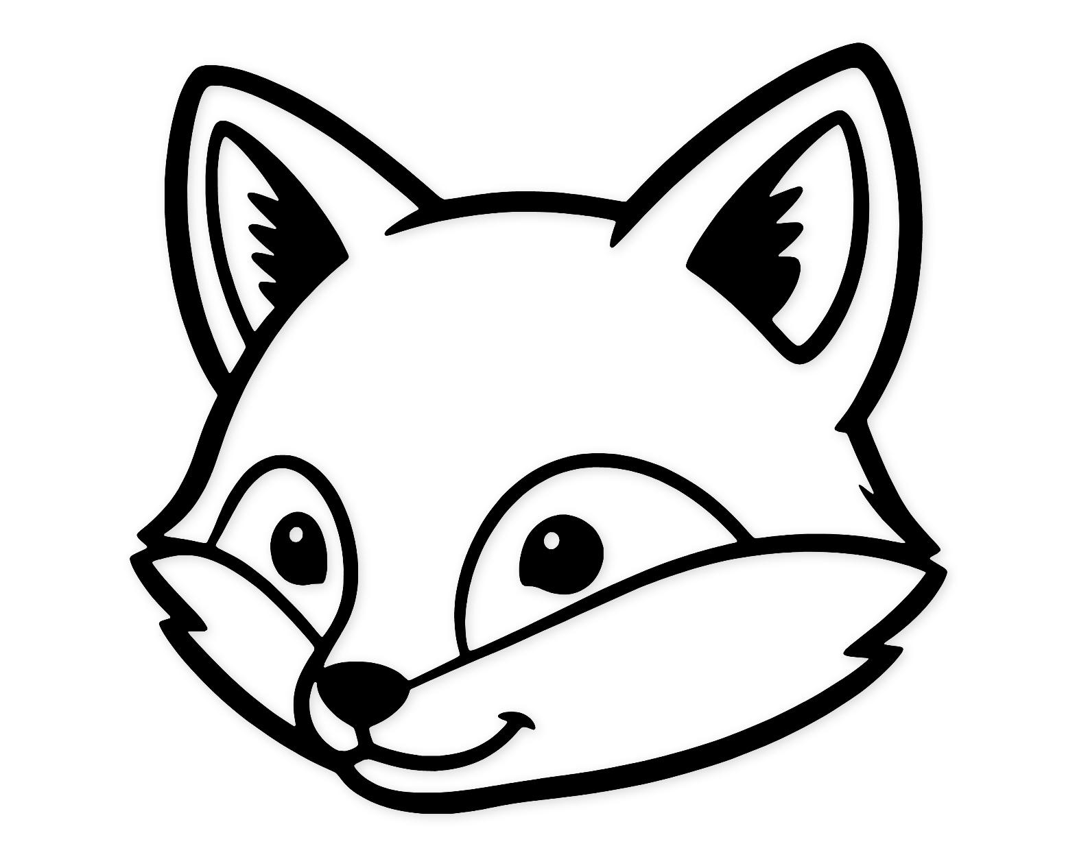 Baby Fox Face Svg Png: Cut Ready Digital Design For Cricut Silhouette