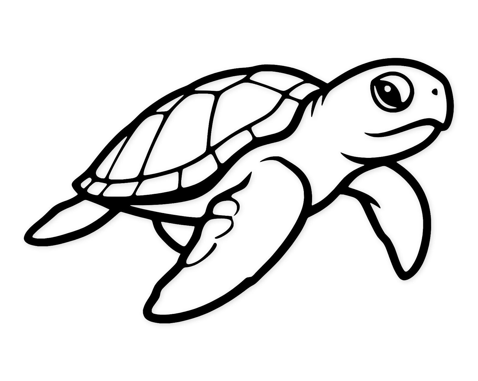 Tiny Turtle Svg Png: Cut Ready Digital Design For Cricut Silhouette