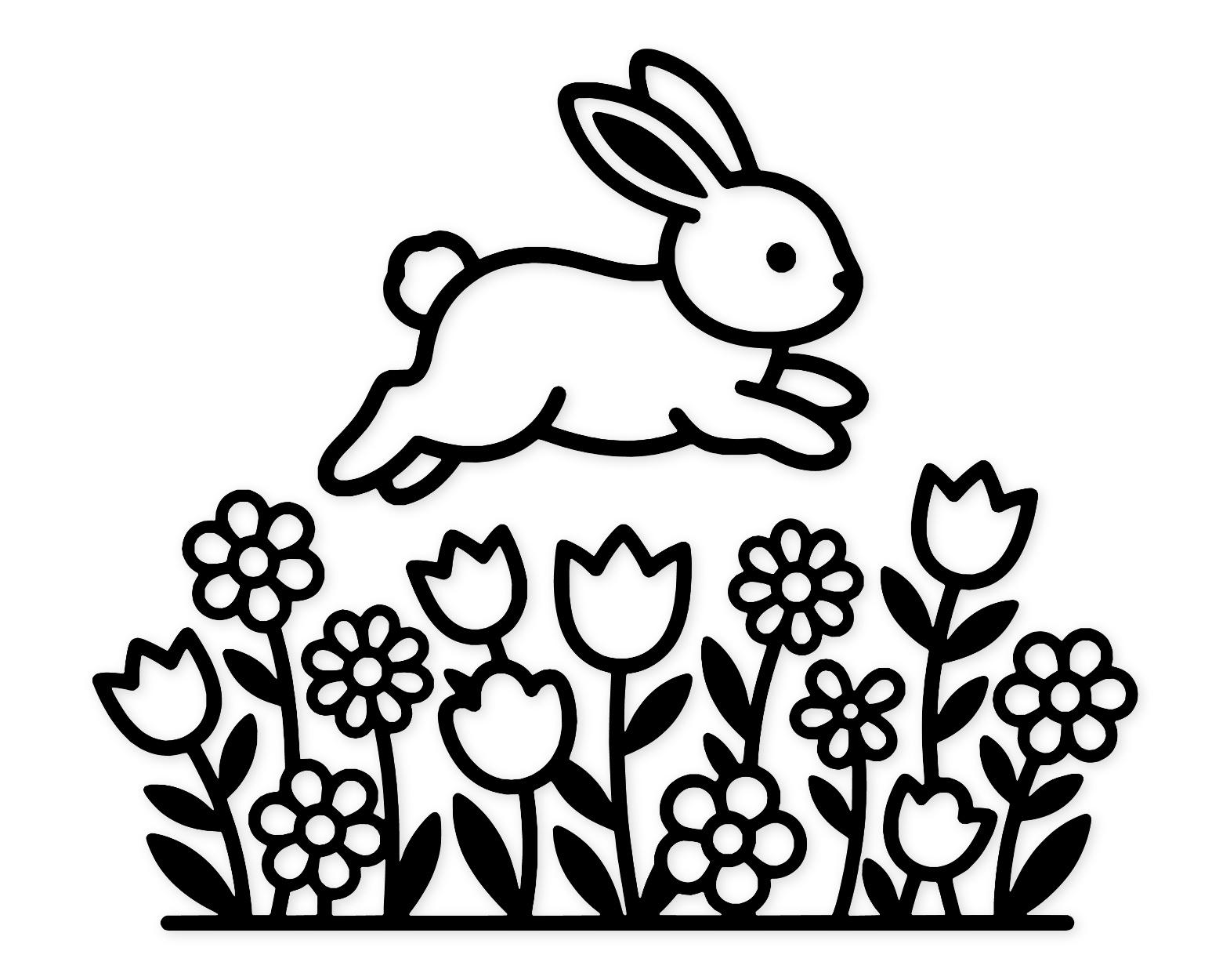 Baby Rabbit Adventure Svg Png: Cut Ready Digital Design For Cricut Silhouette