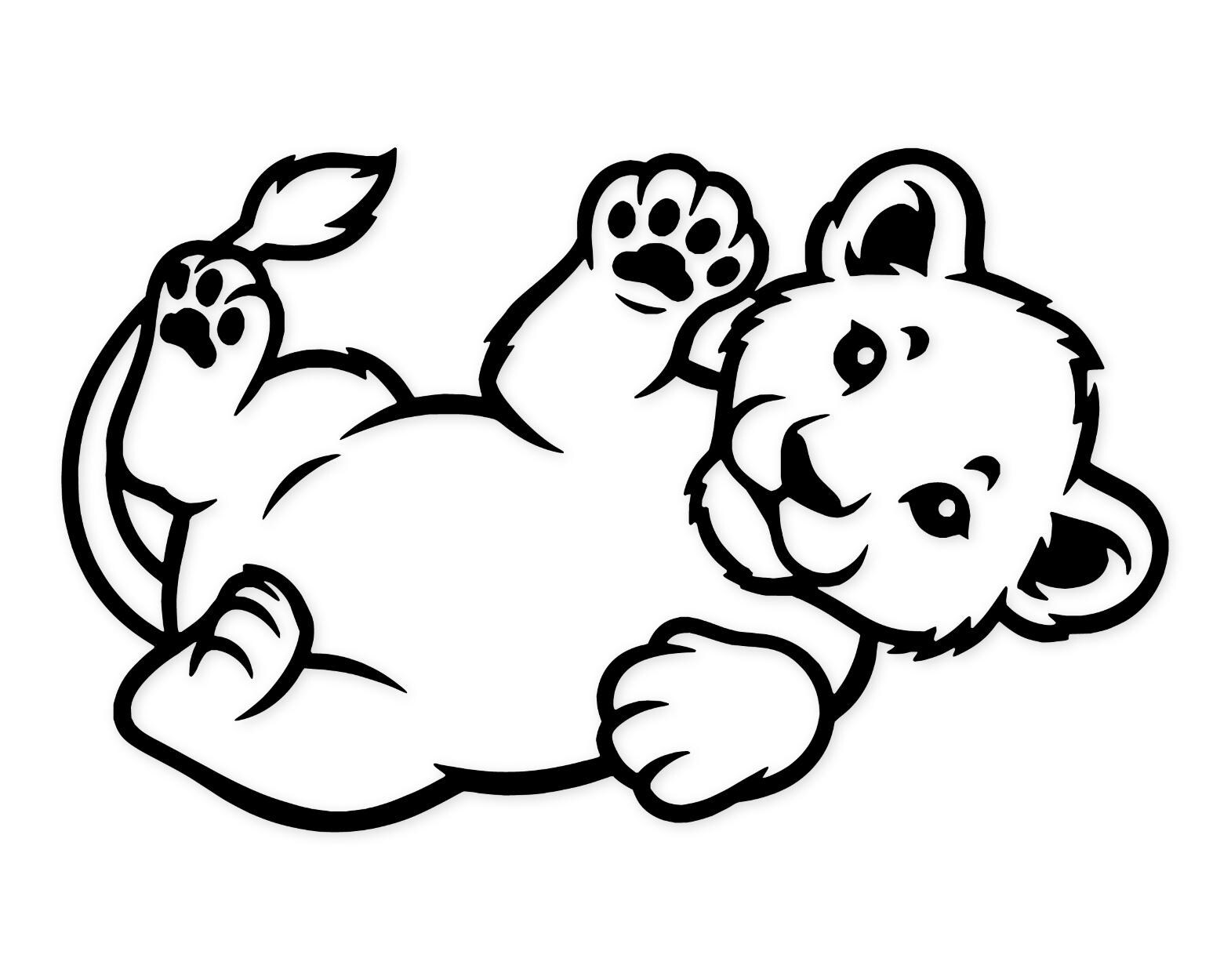 Wild Little Cub Svg Png: Cut Ready Digital Design For Cricut Silhouette