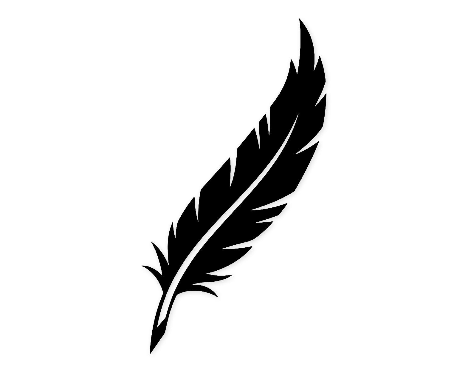 Eagle Feather Svg Png: Bold Line Art For Crafts