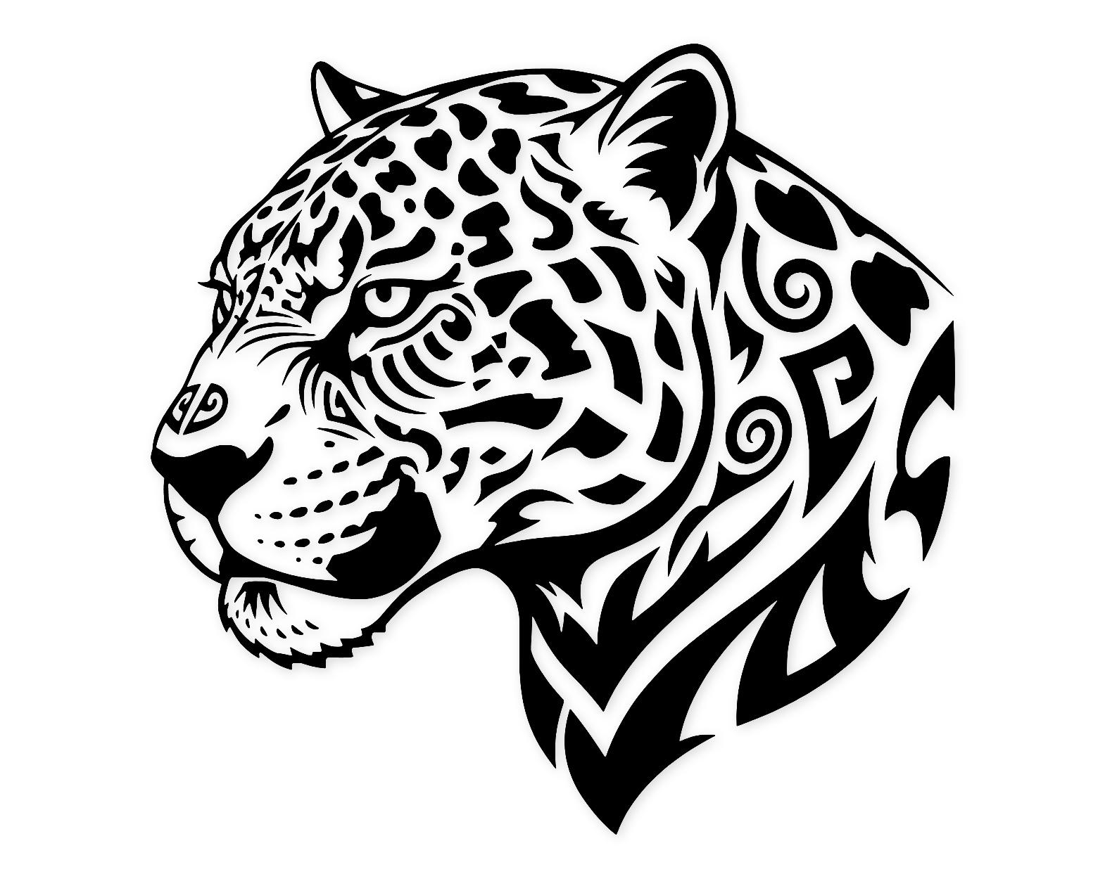 Jaguar Warrior Icon Svg Png: Bold High Contrast Design For Cut Files