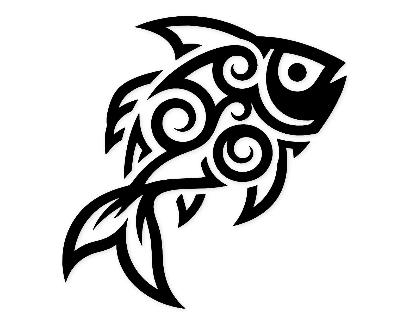 Tribal Fish Svg Png: Abstract & Bold Design For Crafting