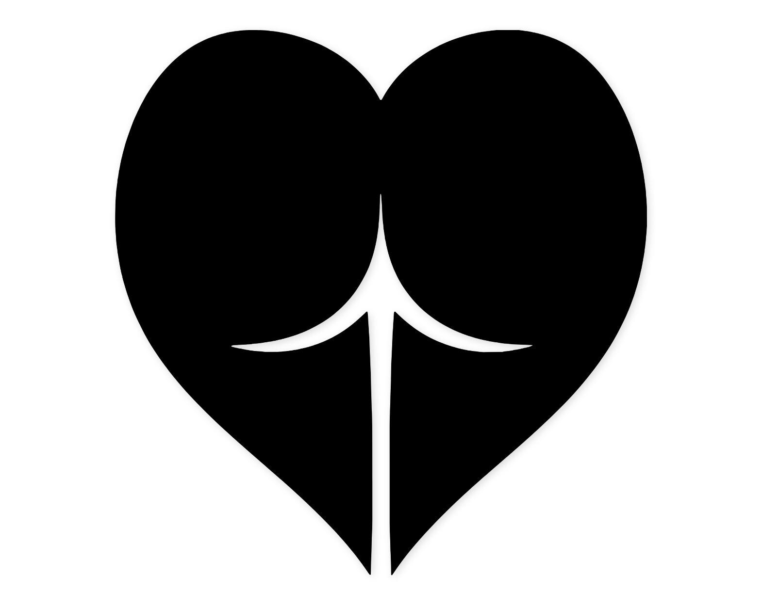 Heart Shape Bottom Svg Png: Cut Ready Digital Design For Cricut Silhouette